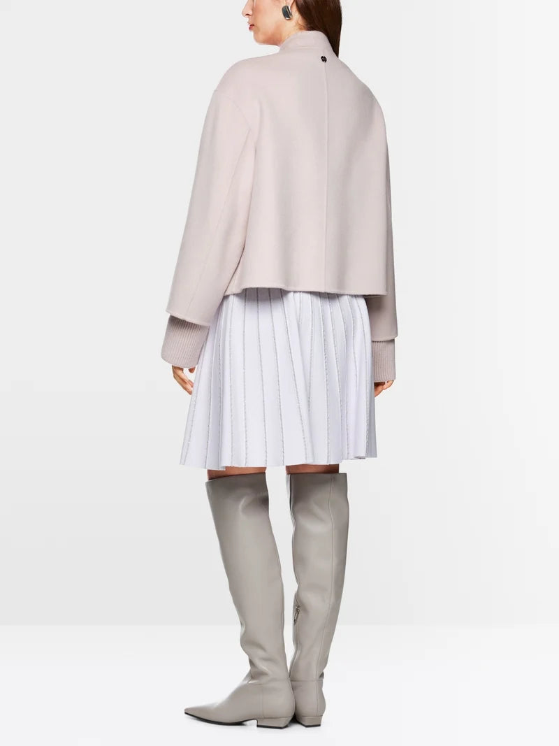 MARCCAIN DUSTY ROSE SHORT KNIT JACKET ZC 1202 W33 225
