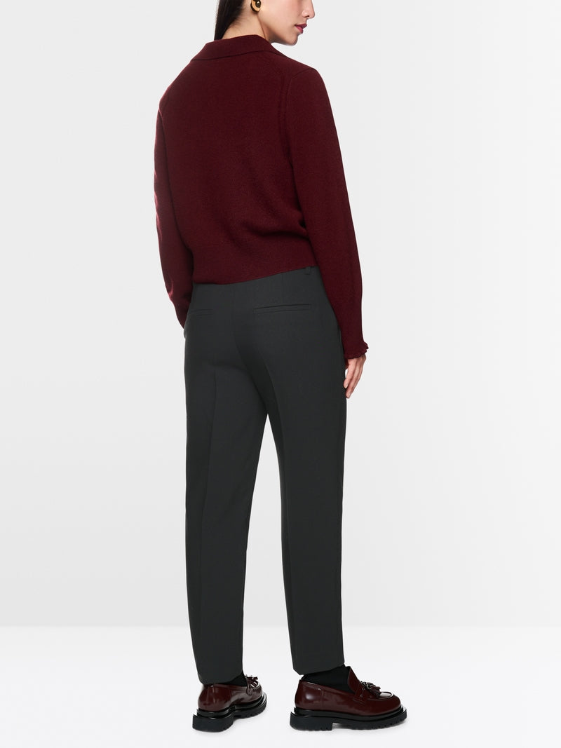 MARC CAIN BLACK STRAIGHT LEG CLASSIC TROUSERS ZC 8114 W44 225