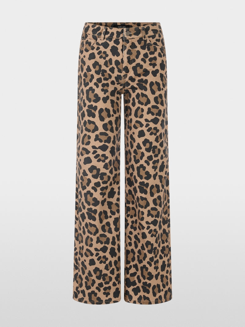 MARCCAIN ANIMAL PRINT WIDE LEG JEANS ZS 8218 D12 225