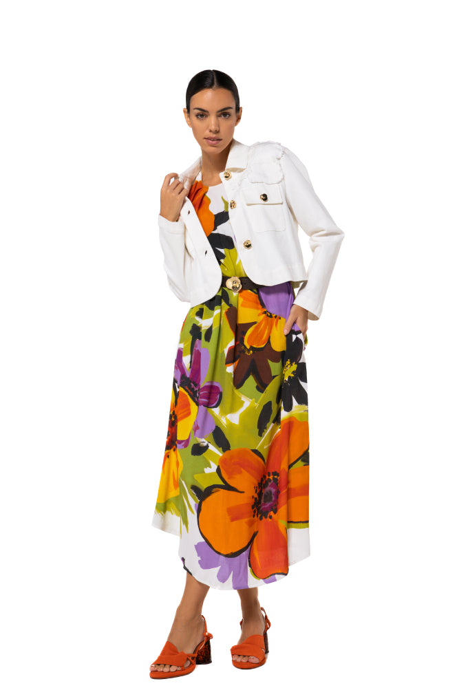 CAROLINE BISS CREAM LACE JACKET 1888 126