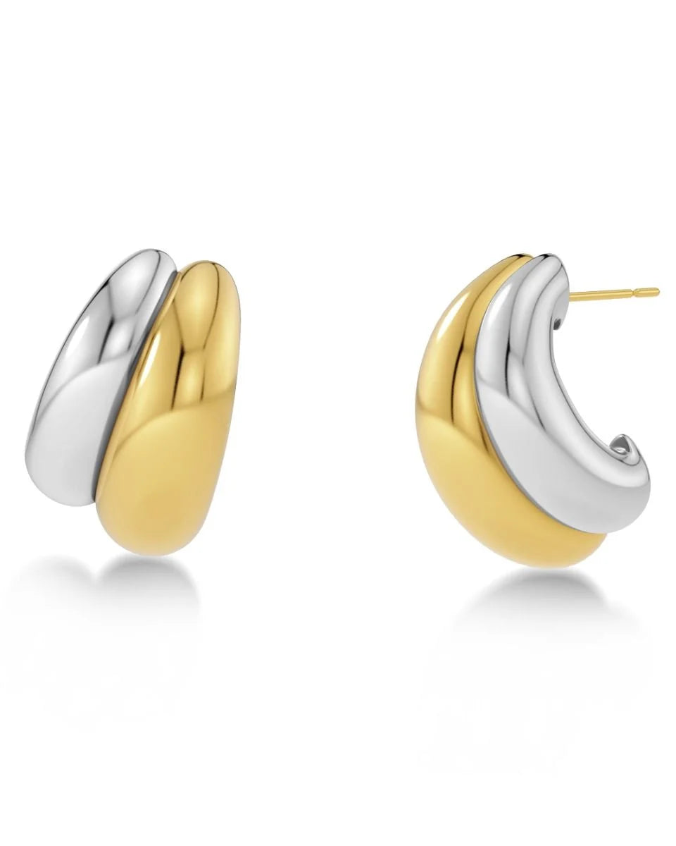 EDBLAD MIXED GOLD HOOP EARRINGS 127425 225