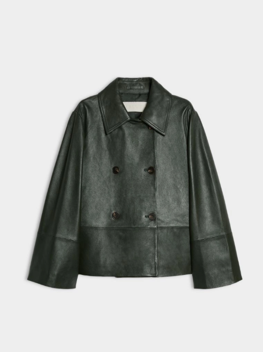 IBLUES LEATHER CROPPED JACKET IBLGIORNATA 226