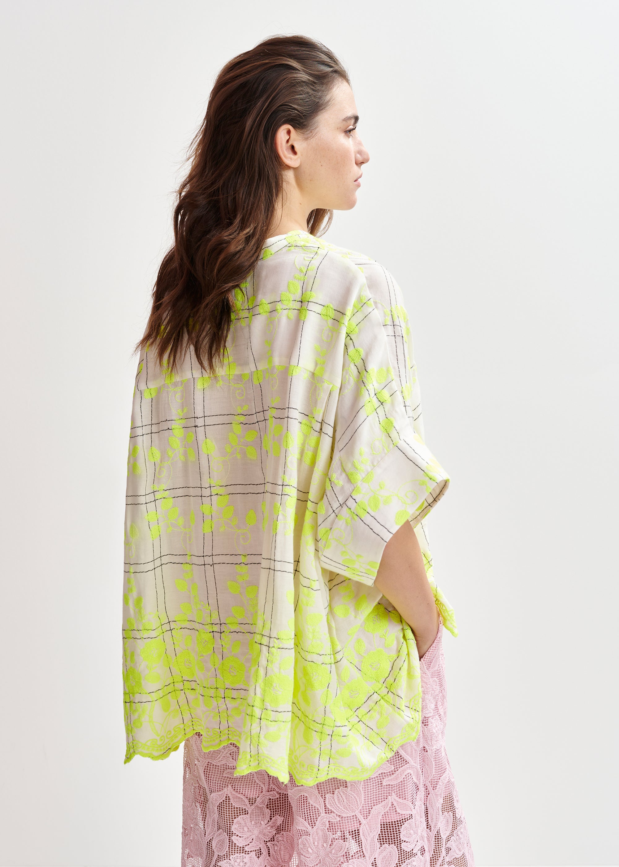 ESSENTIEL ANTWERP HACRAMENTO YELLOW WOVEN SHIRT 125