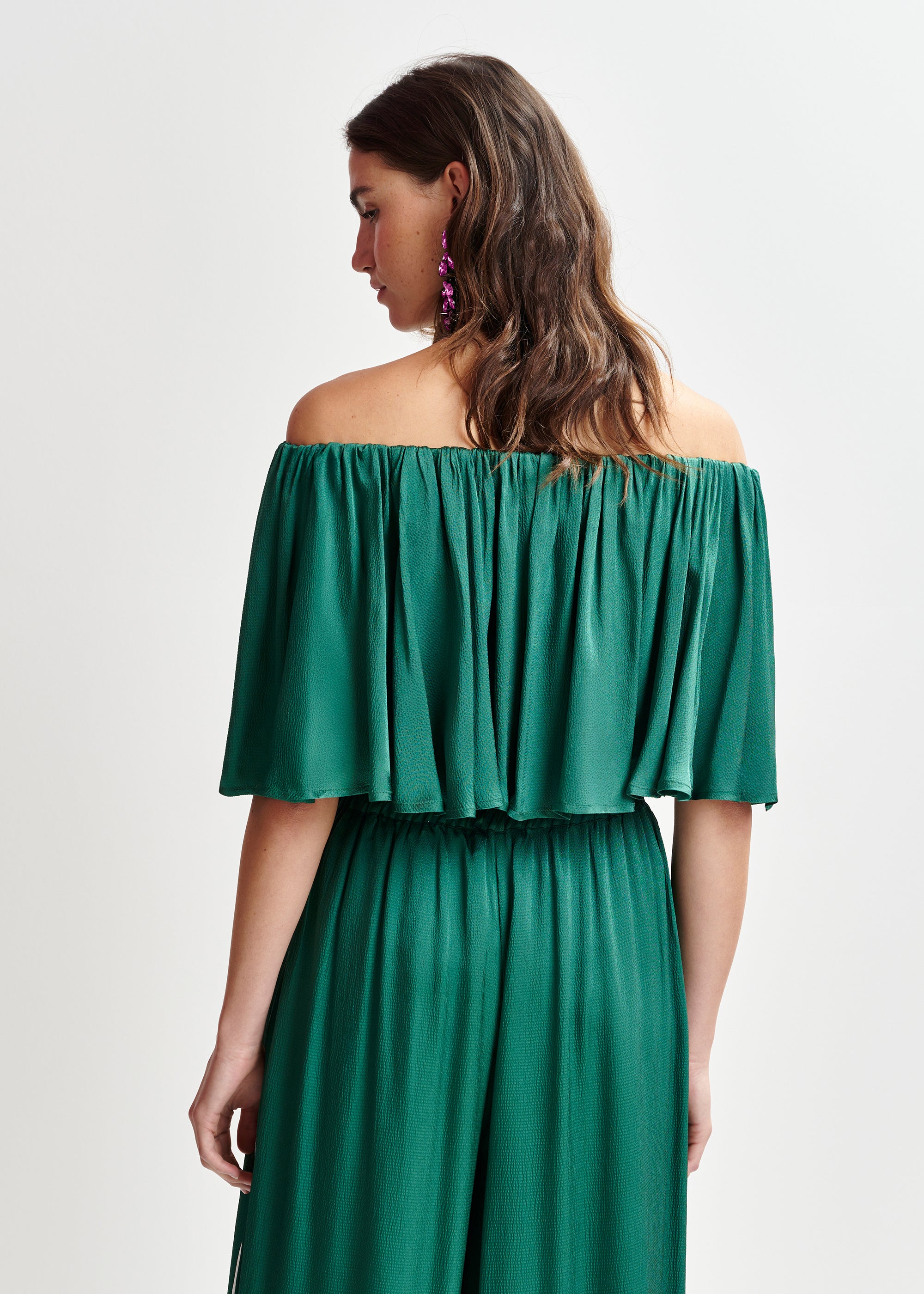 ESSENTIEL ANTWERP HONTGOMERY GREEN WOVEN PANTS 125