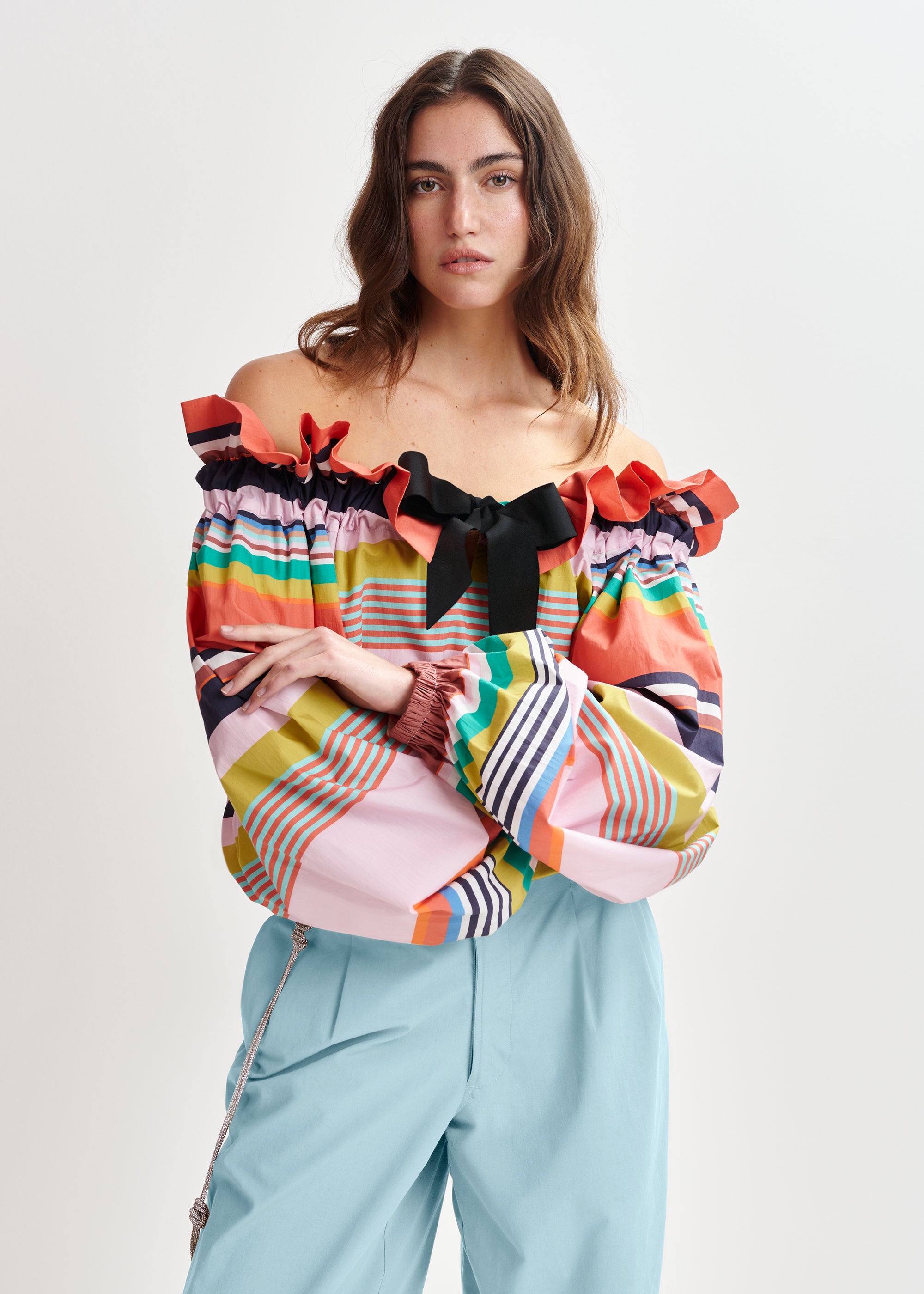 ESSENTIEL ANTWERP HOREGON MULTI PRINT TOP 125
