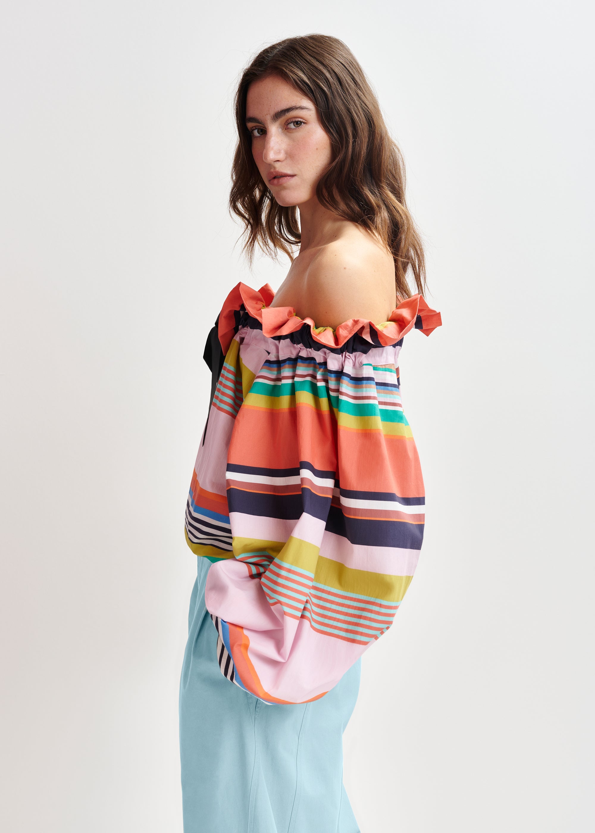 ESSENTIEL ANTWERP HOREGON MULTI PRINT TOP 125