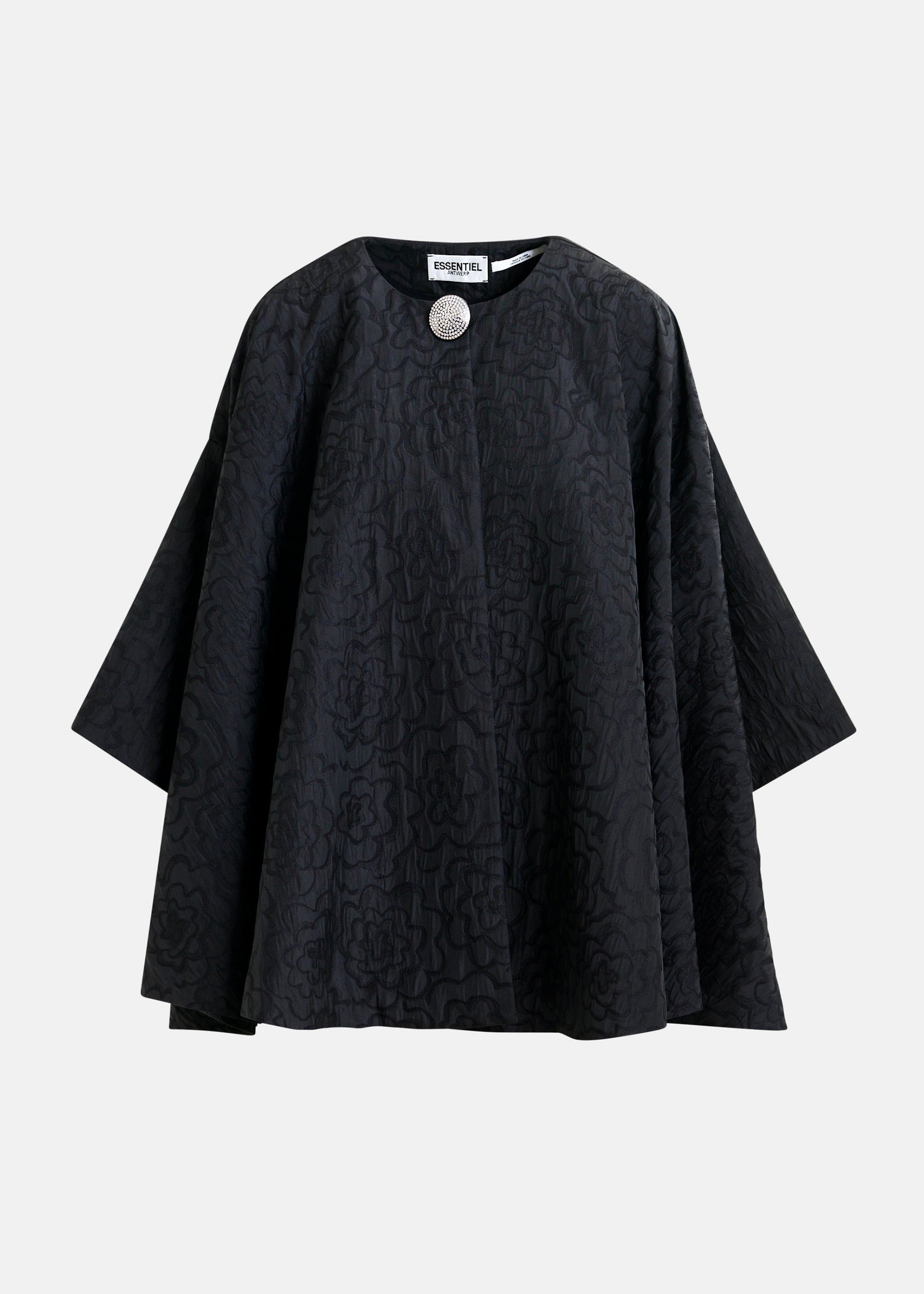 ESSENTIEL ANTWERP IDANCE OVERSIZED BLACK JACKET 225