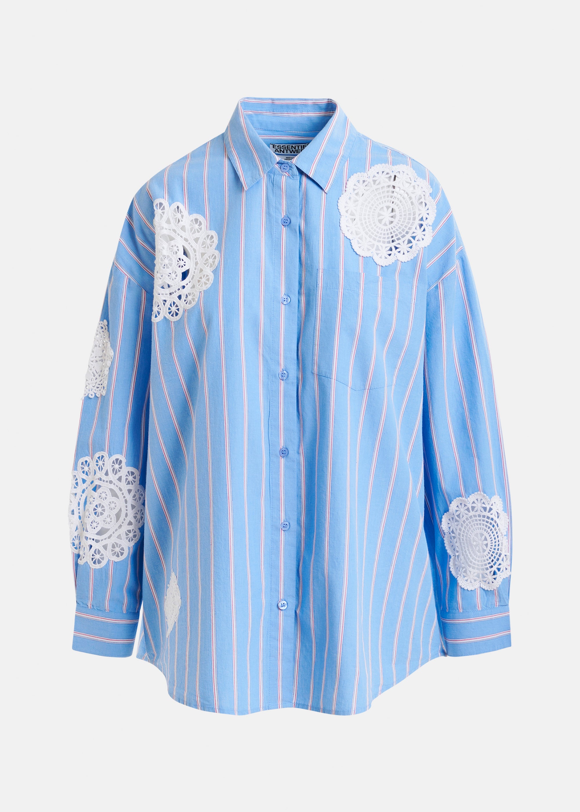 ESSENTIEL ANTWERP IDENTICAL BLUE SHIRT 225