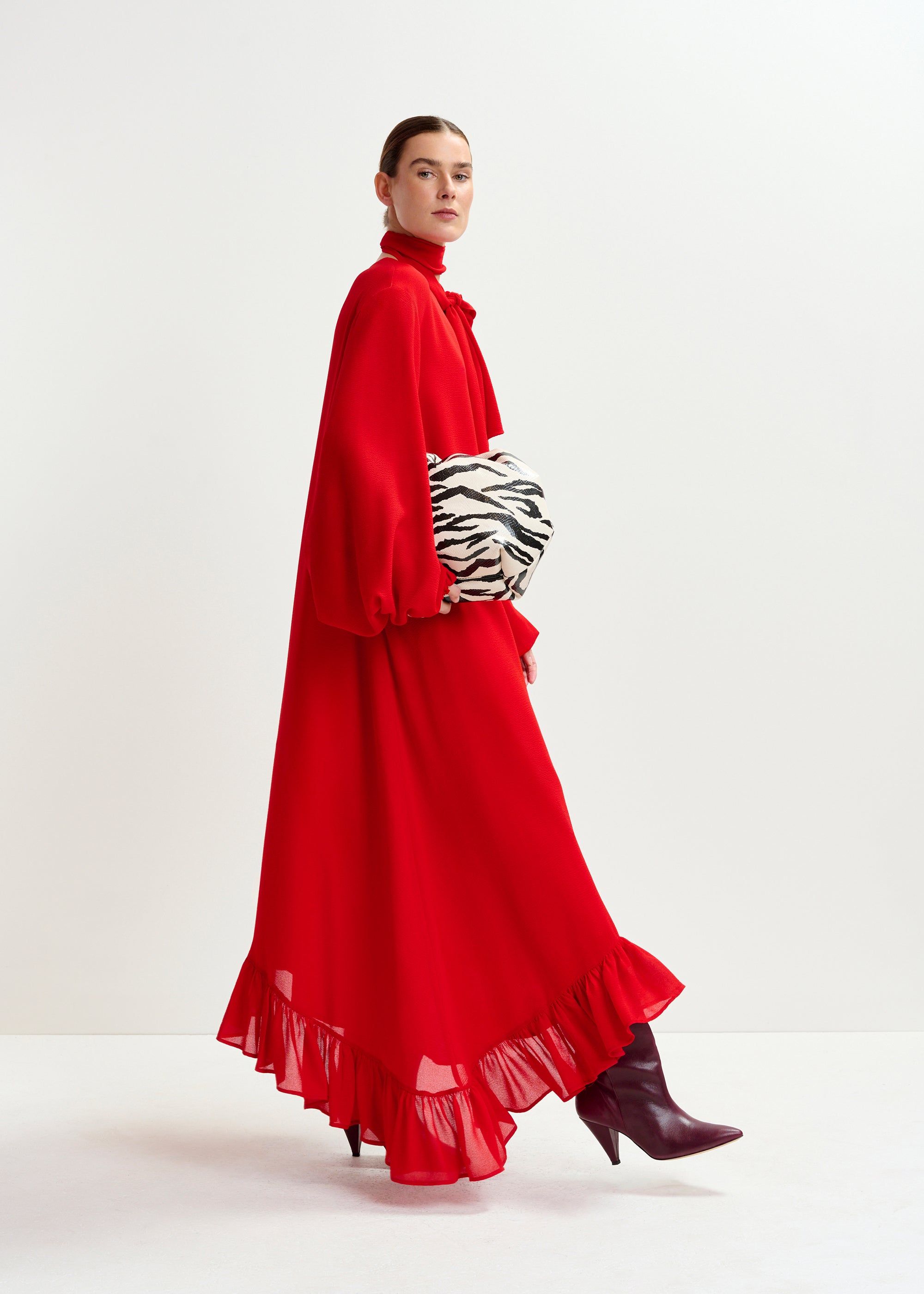 ESSENTIEL ANTWERP IFLOWER RED DRESS 225