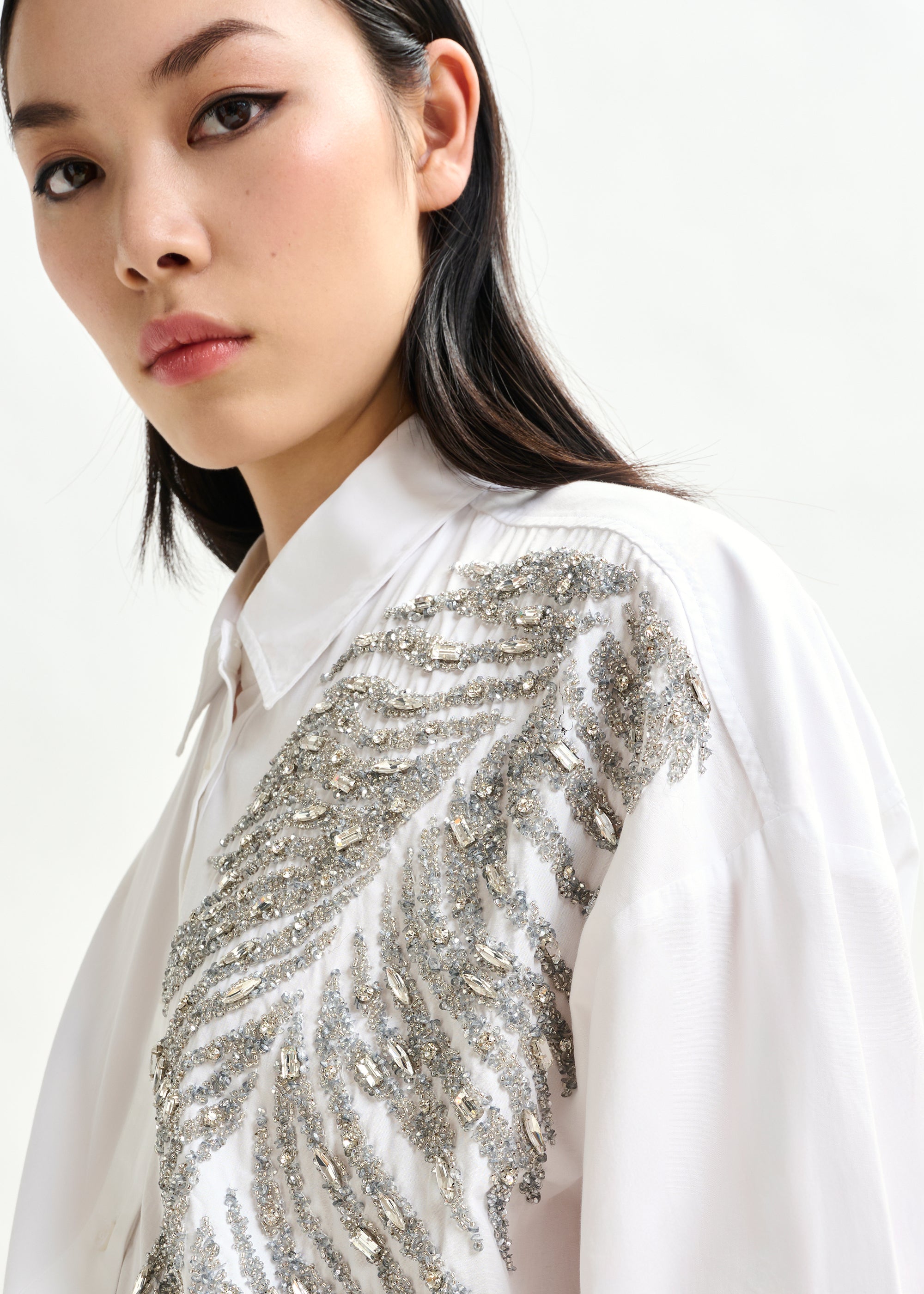 ESSENTIEL ANTWERP ILIZA EMBELLISHED SHIRT 225