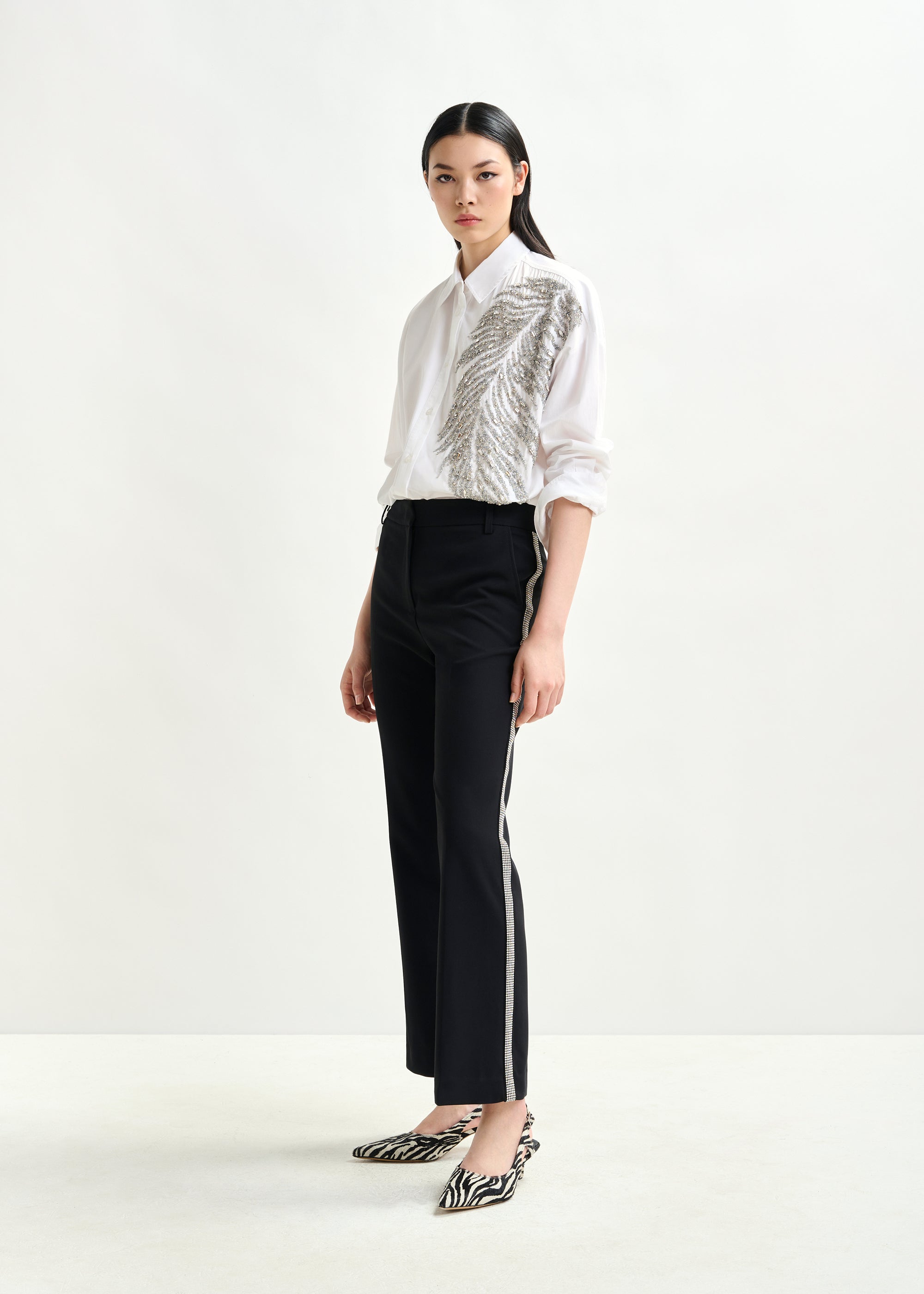 ESSENTIEL ANTWERP ILIZA EMBELLISHED SHIRT 225