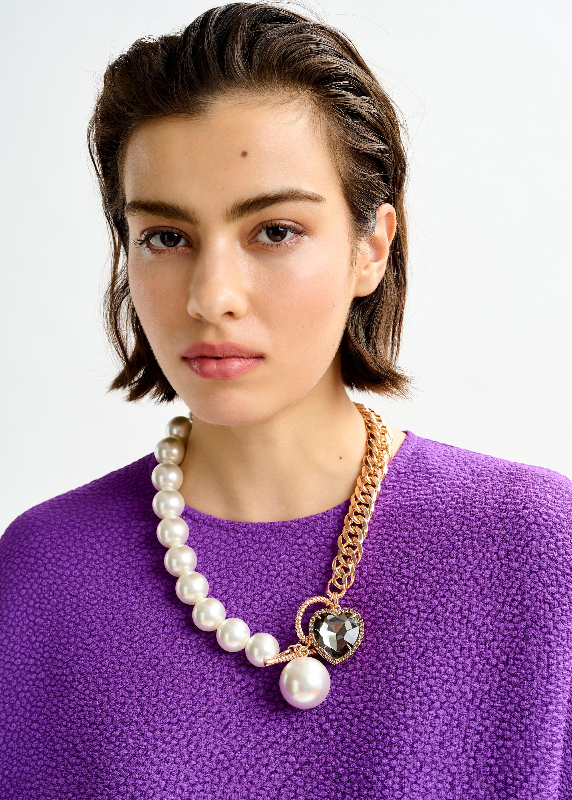 ESSENTIEL ANTWERP IMASSIVE PEARL NECKLACE 225