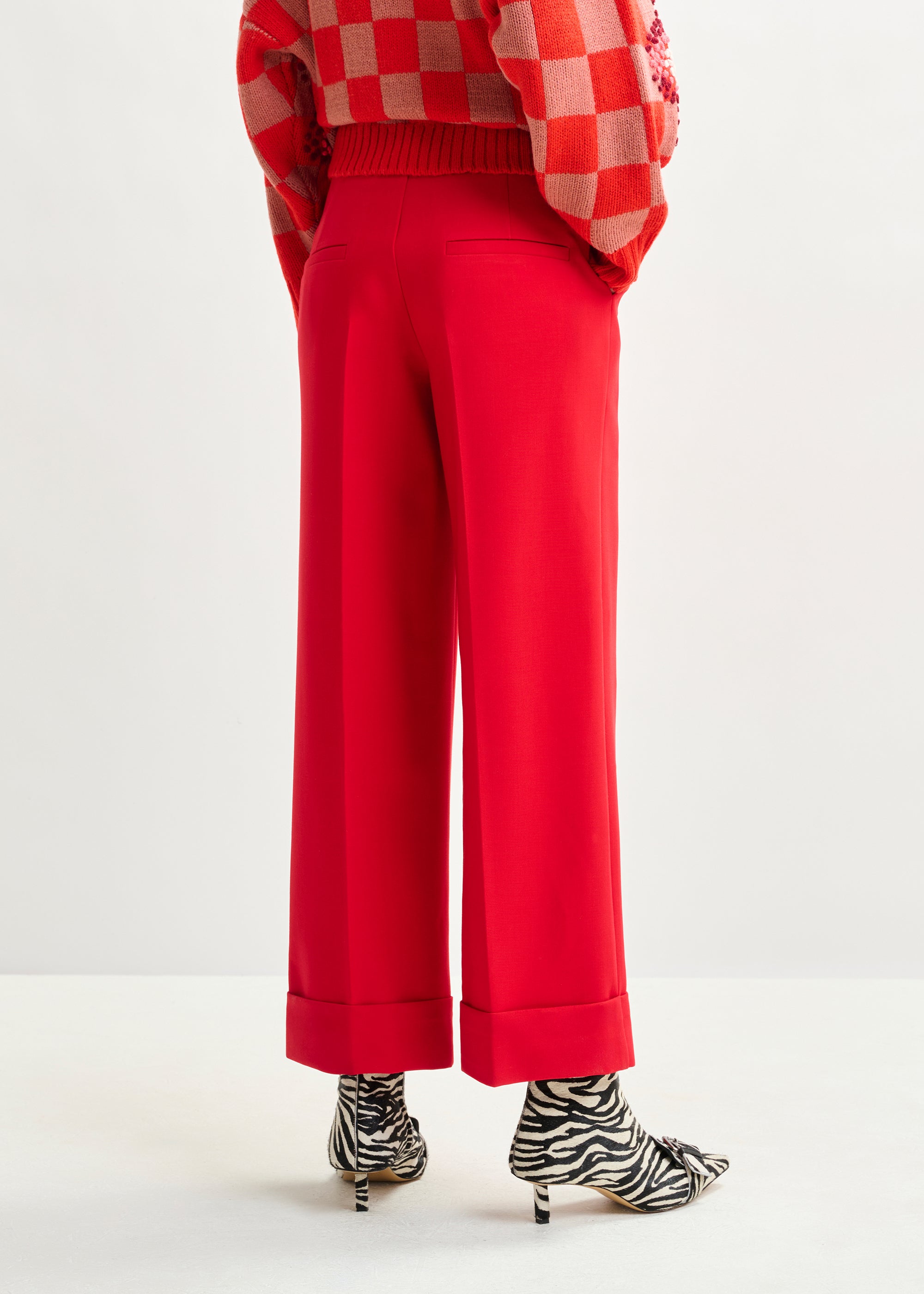 ESSENTIEL ANTWERP IMO RED PANTS 225