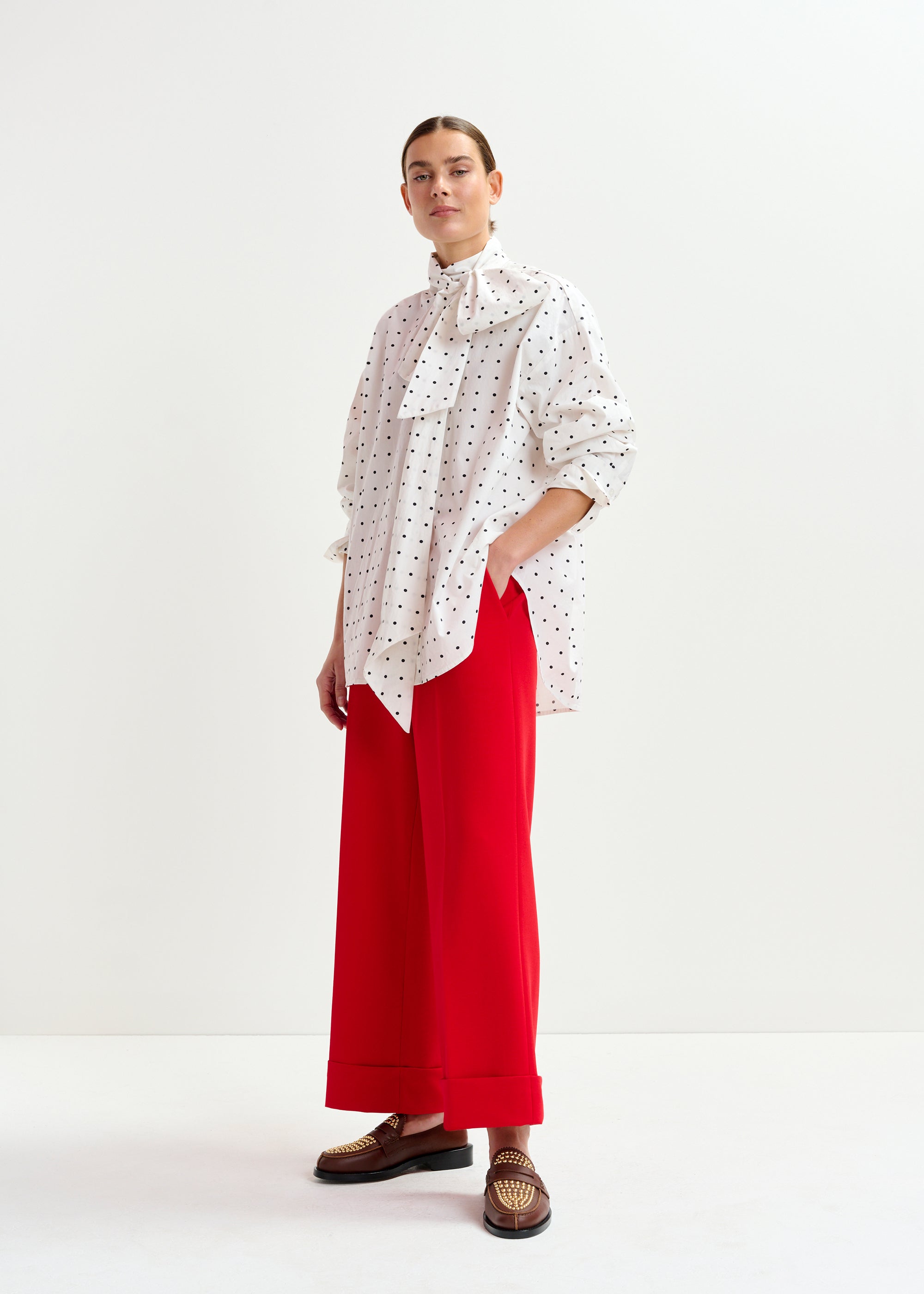 ESSENTIEL ANTWERP IMOVERIT OFF WHITE SHIRT 225