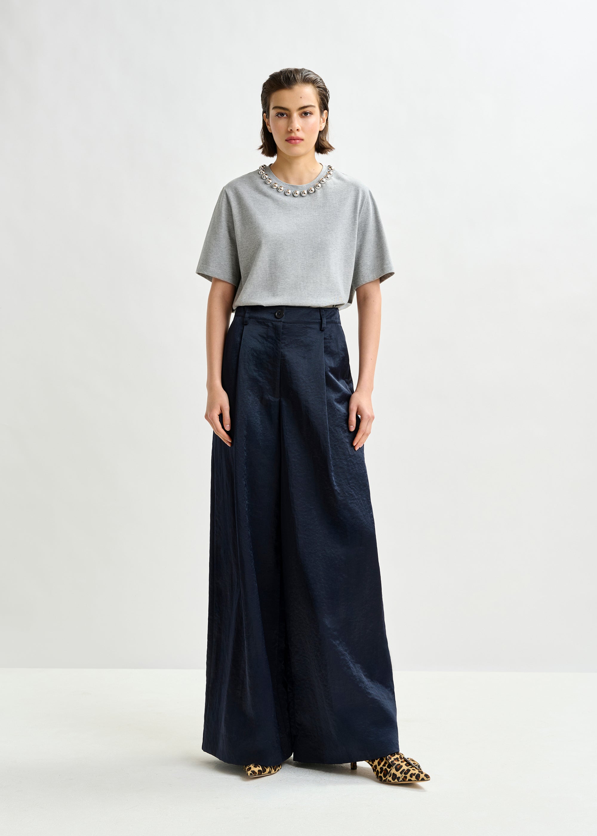 ESSENTIEL ANTWERP INTENSO GREY T-SHIRT 225