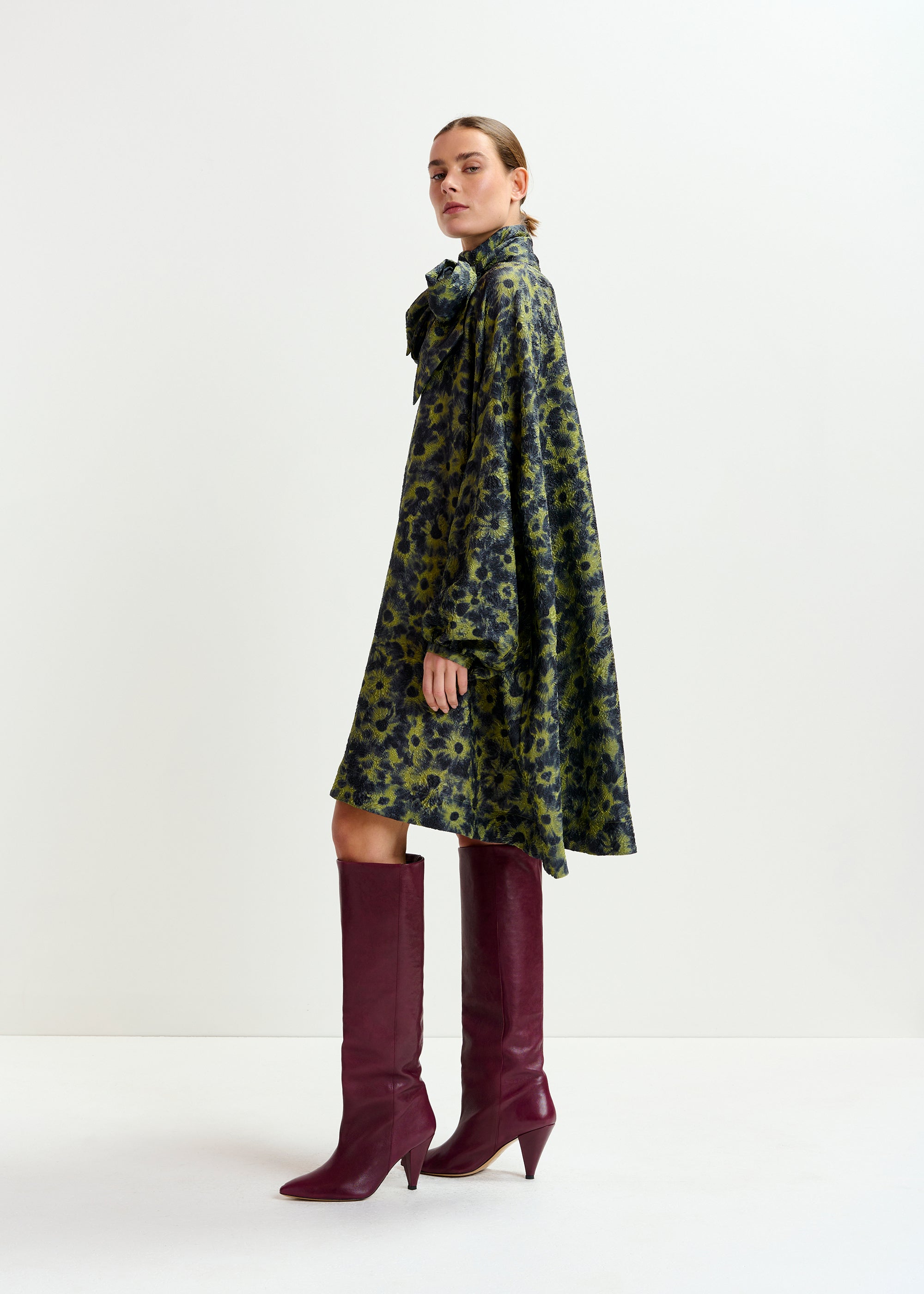 ESSENTIEL ANTWERP IOANNA GREEN DRESS 225