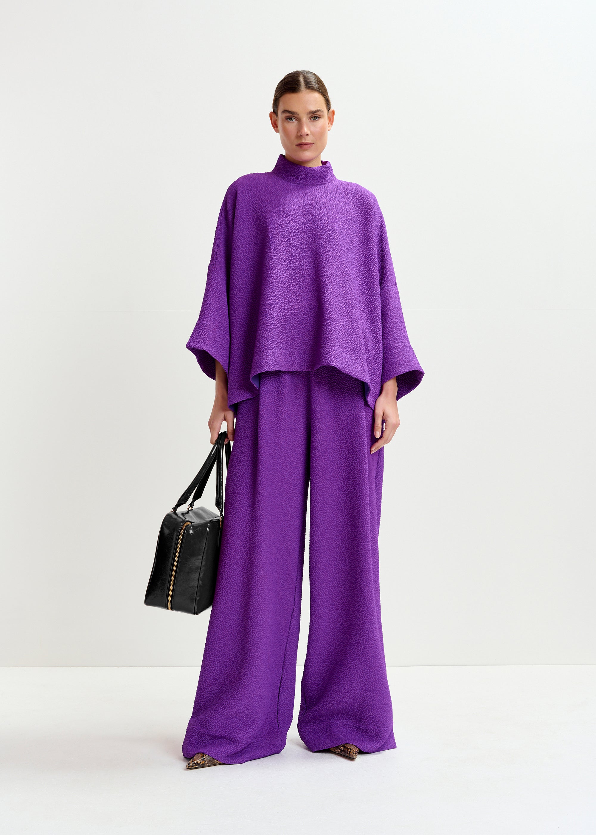 ESSENTIEL ANTWERP ISCRATCH PURPLE TOP 225