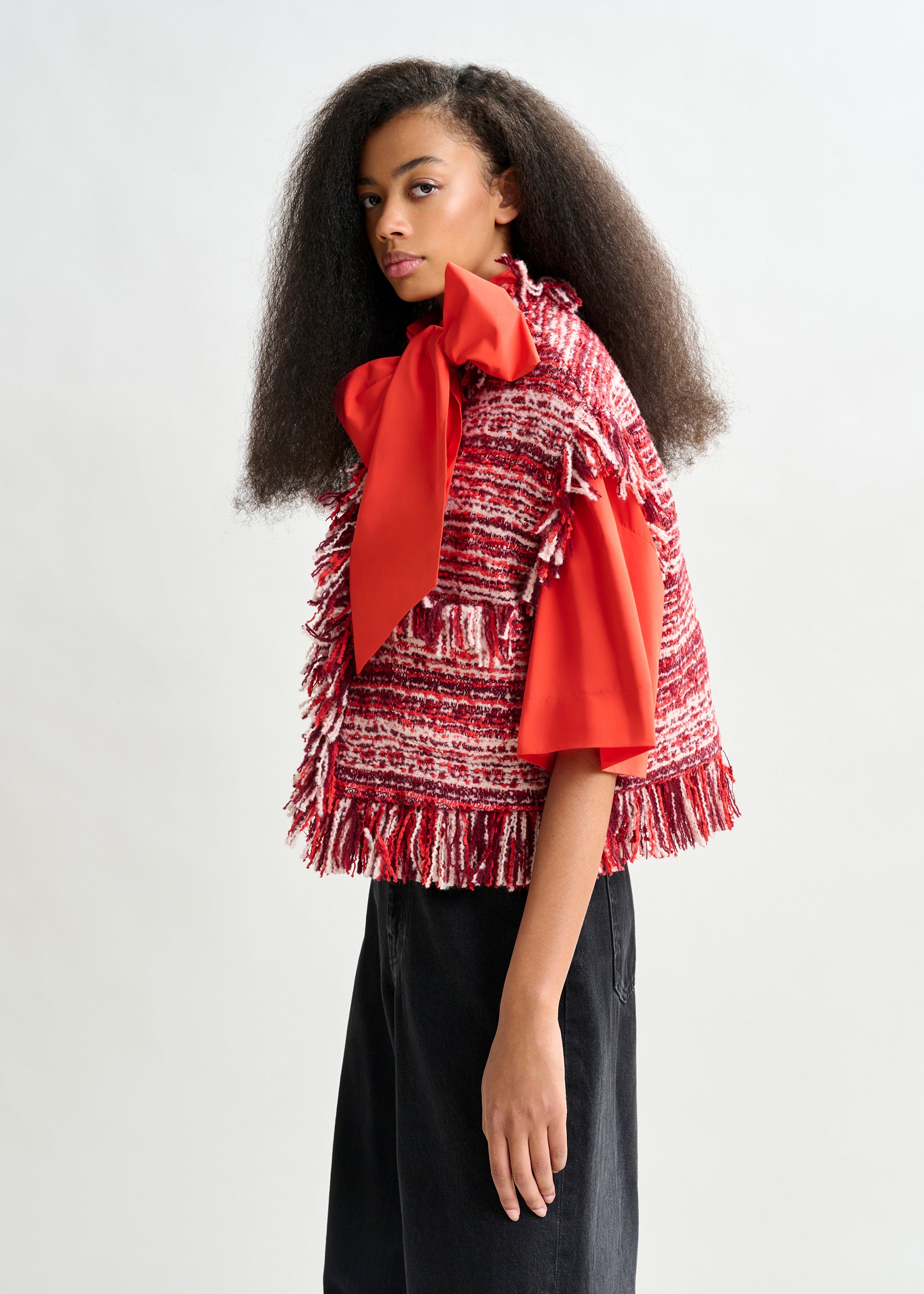 ESSENTIEL ANTWERP ISHANI RED JACKET 225