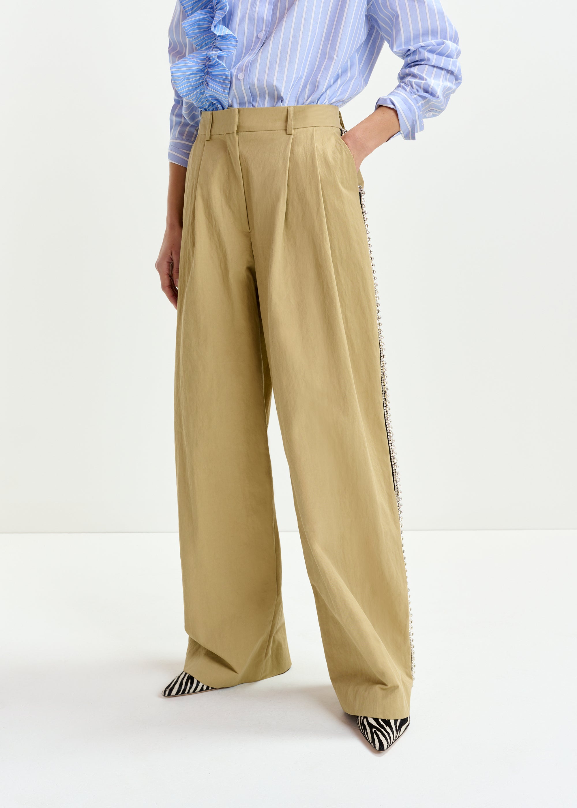 ESSENTIEL ANTWERP ISO BEIGE PANTS 225
