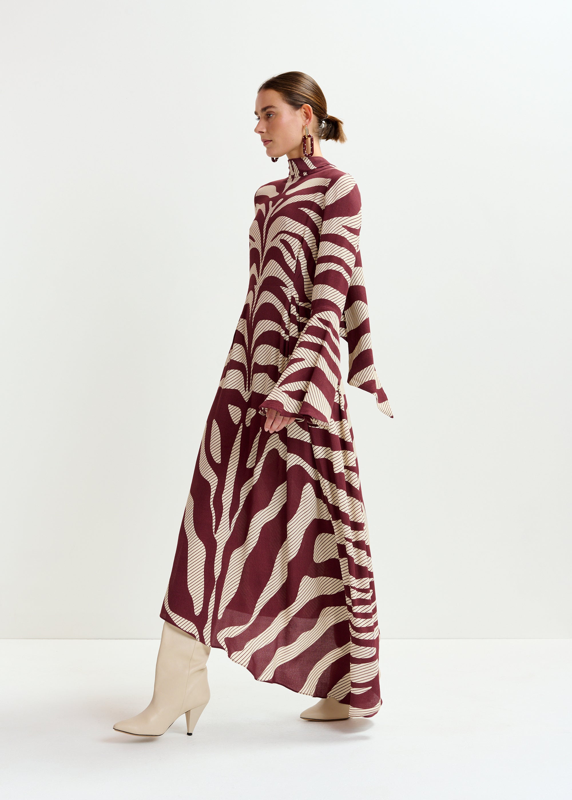 ESSENTIEL ANTWERP ISTRIPE PRINTED DRESS 225
