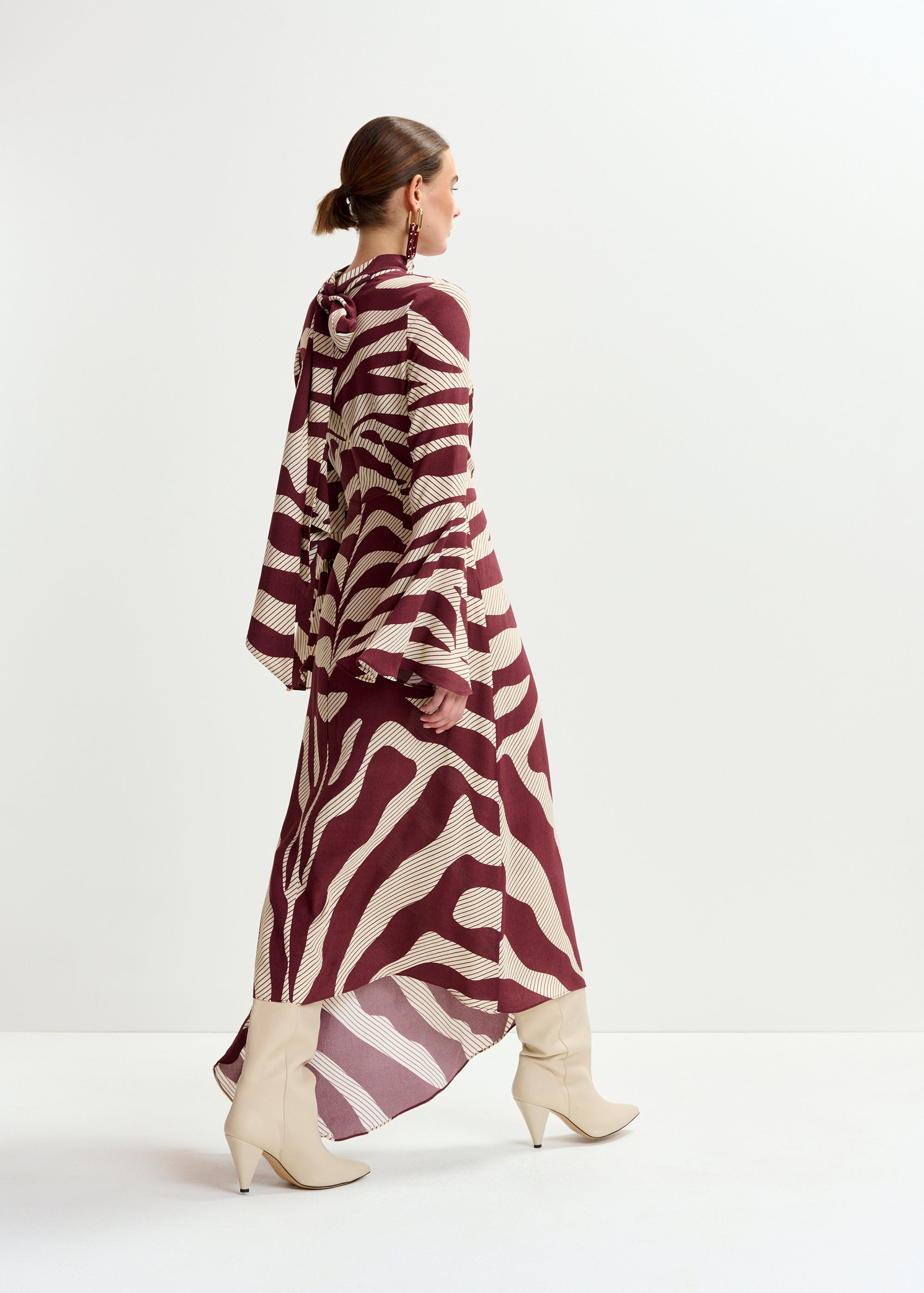 ESSENTIEL ANTWERP ISTRIPE PRINTED DRESS 225