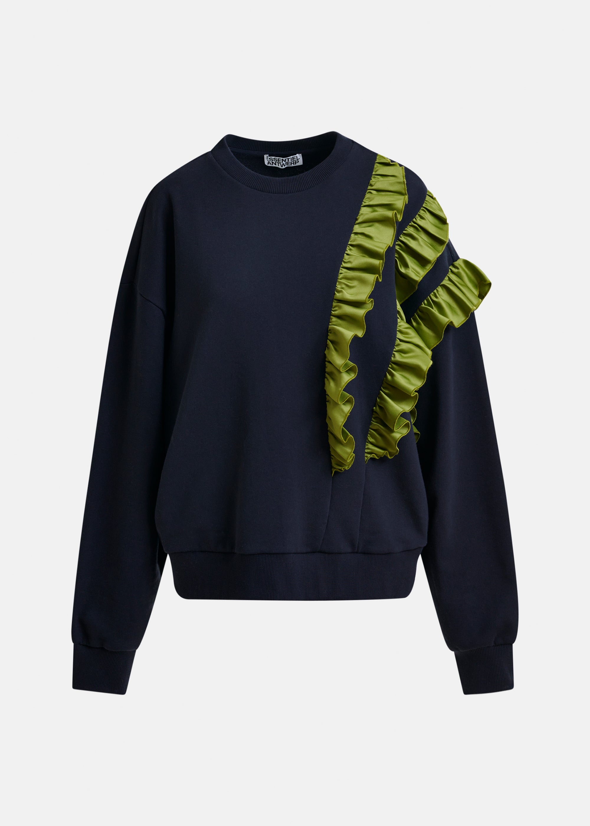 ESSENTIEL ANTWERP IWAVE NAVY SWEATSHIRT 225
