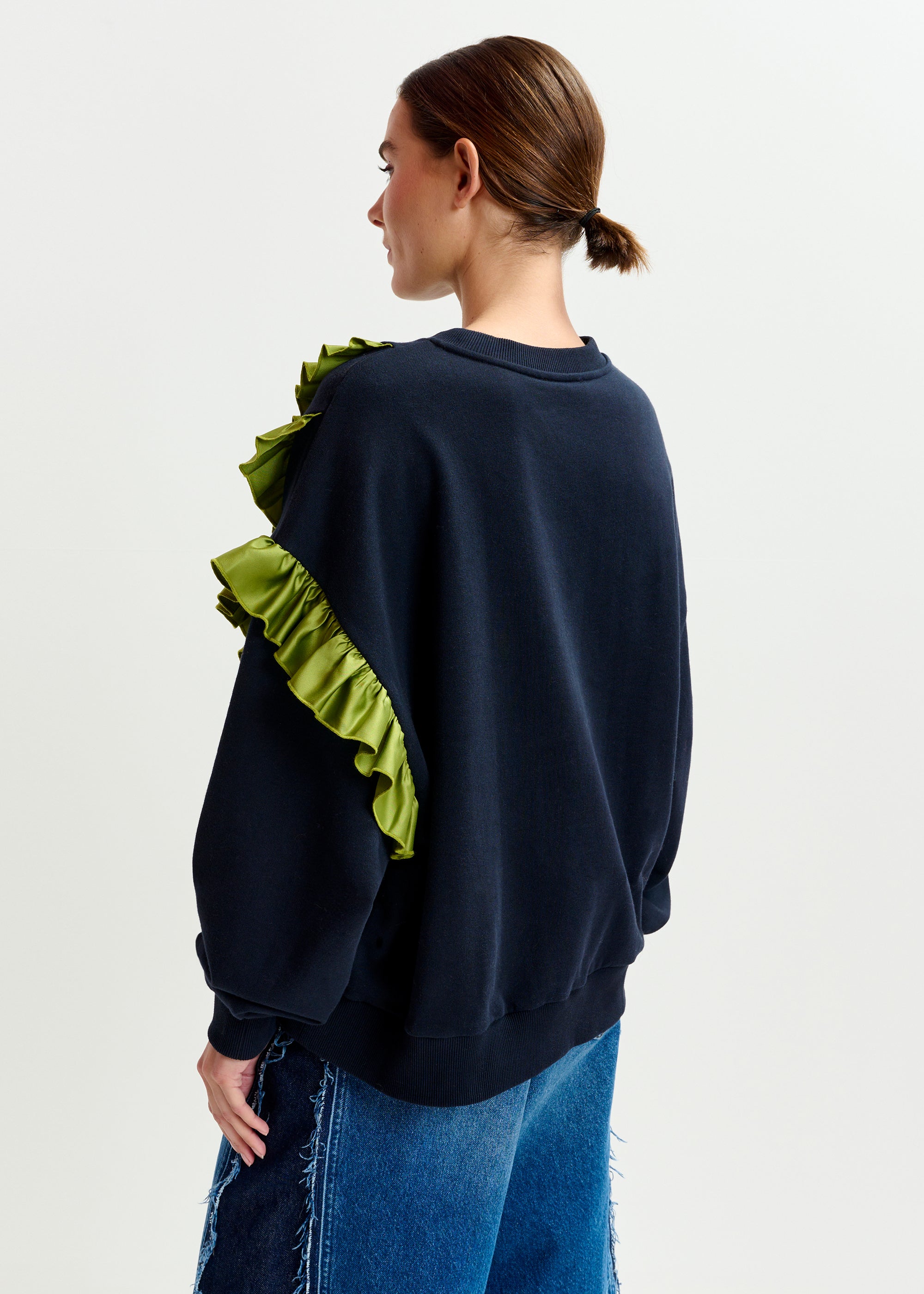 ESSENTIEL ANTWERP IWAVE NAVY SWEATSHIRT 225