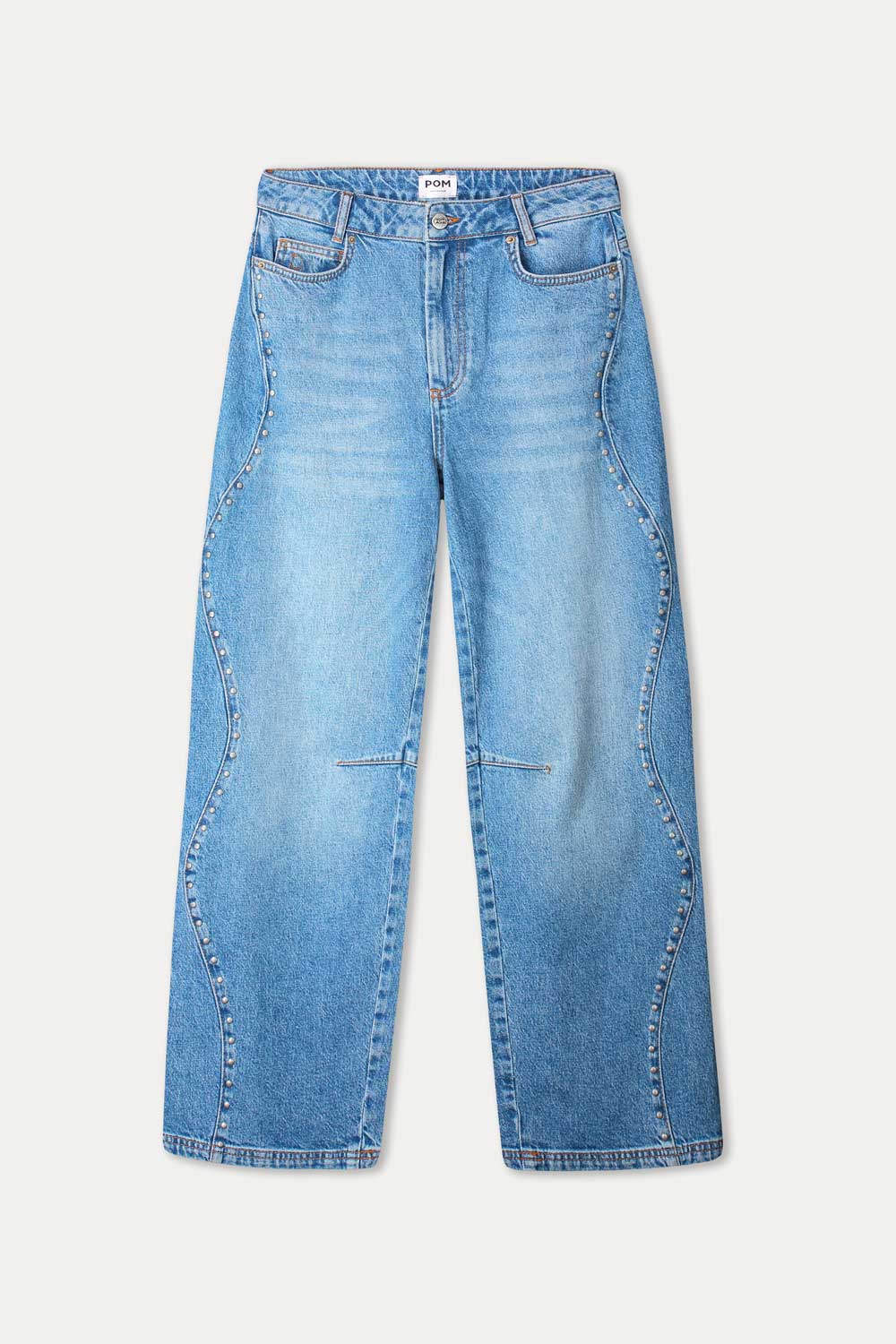 POM DENIM STUD TROUSERS 9712 226