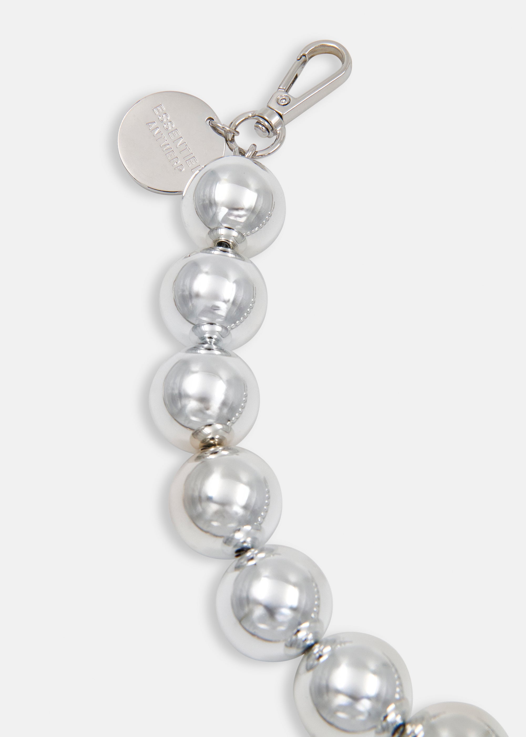 ESSENTIEL ANTWERP JADINE BIG BALLS CHAIN CHARM SILVER 126