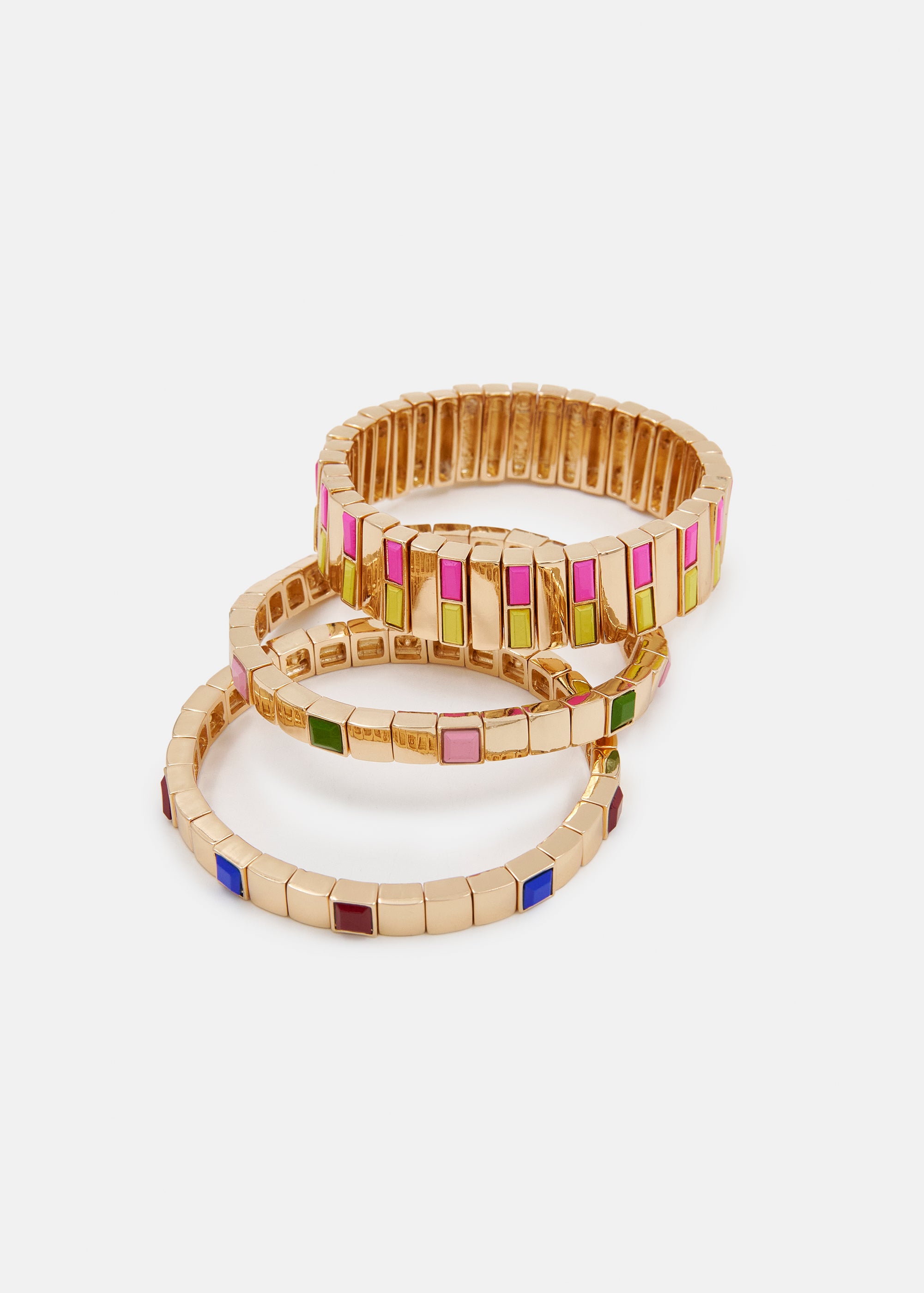 ESSENTIEL ANTWERP JALINE SET OF BRACELETS MULTI 126