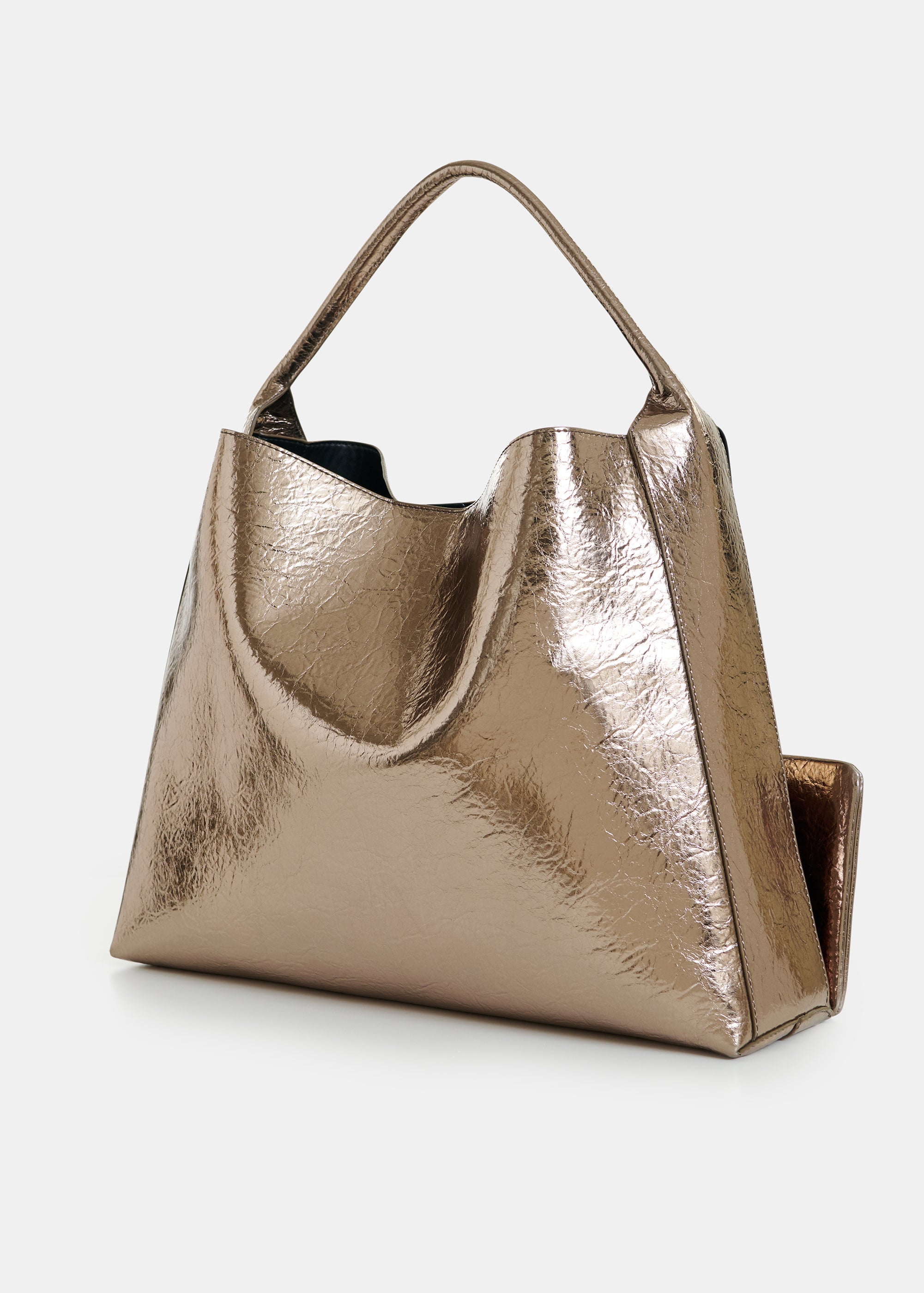 ESSENTIEL ANTWERP JATALIA SHOPPER BAG METALLIC 126