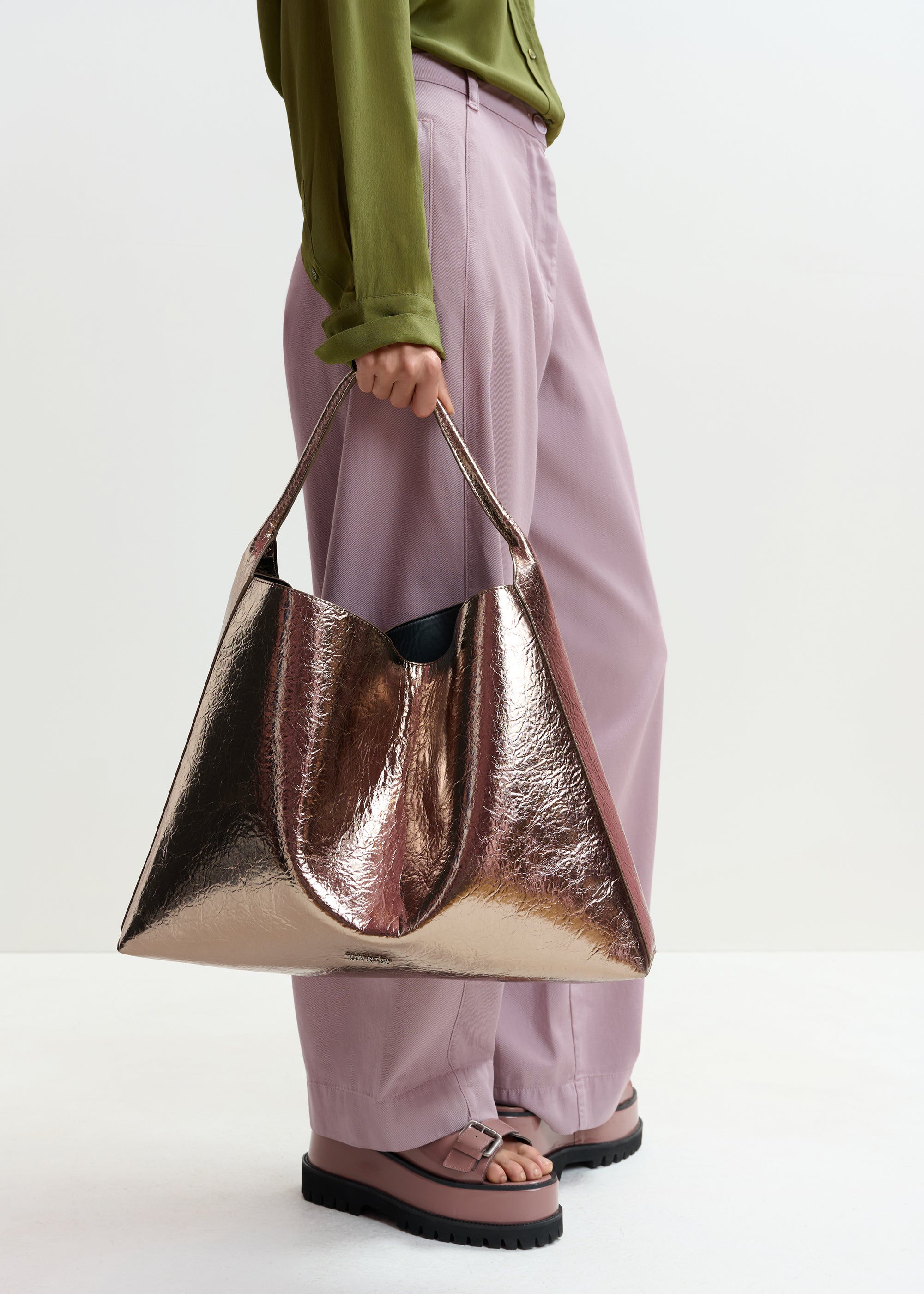 ESSENTIEL ANTWERP JATALIA SHOPPER BAG METALLIC 126
