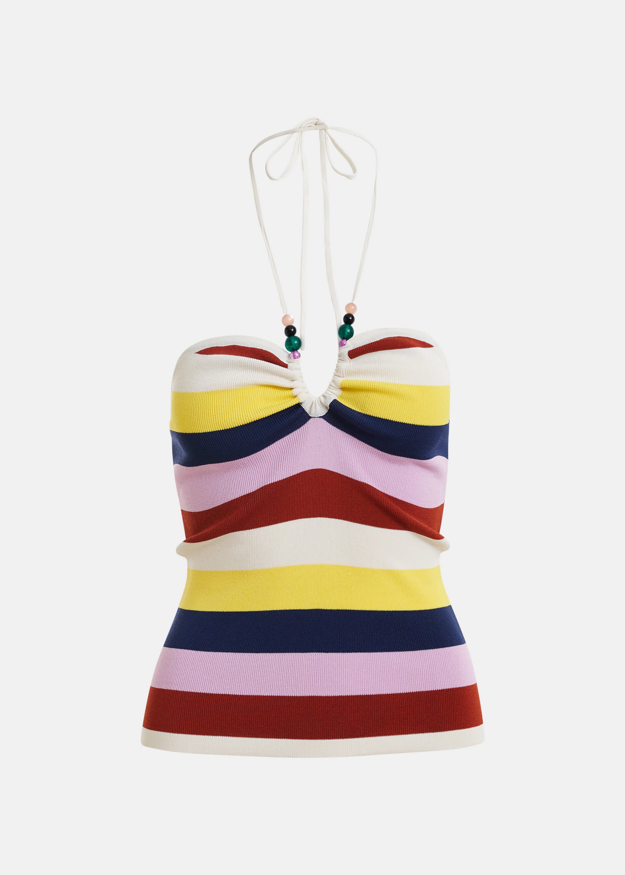 ESSENTIEL ANTWERP JELLIE SLEEVELESS KNIT TOP OFF WHITE JELLIE-J10W 126