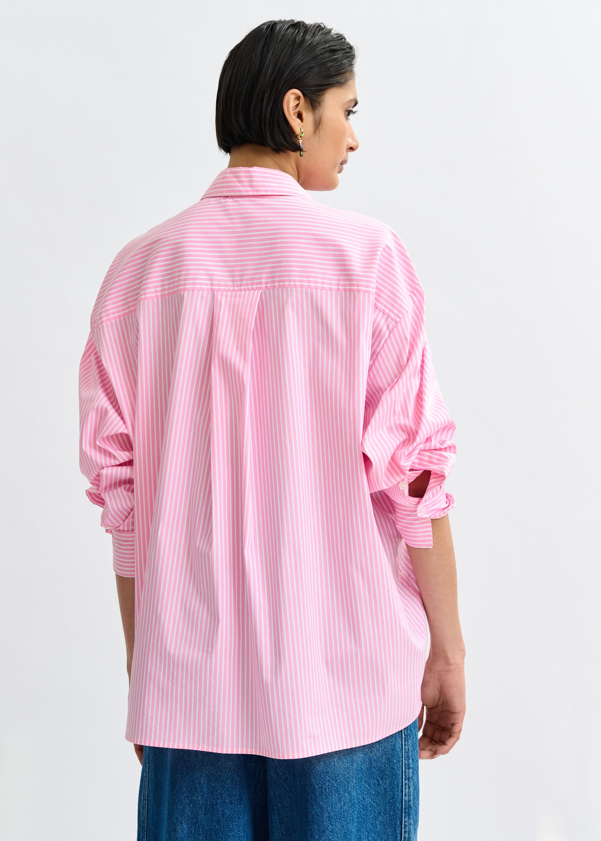 ESSENTIEL ANTWERP JIWI SHIRT WITH BOWTIES PINK 126