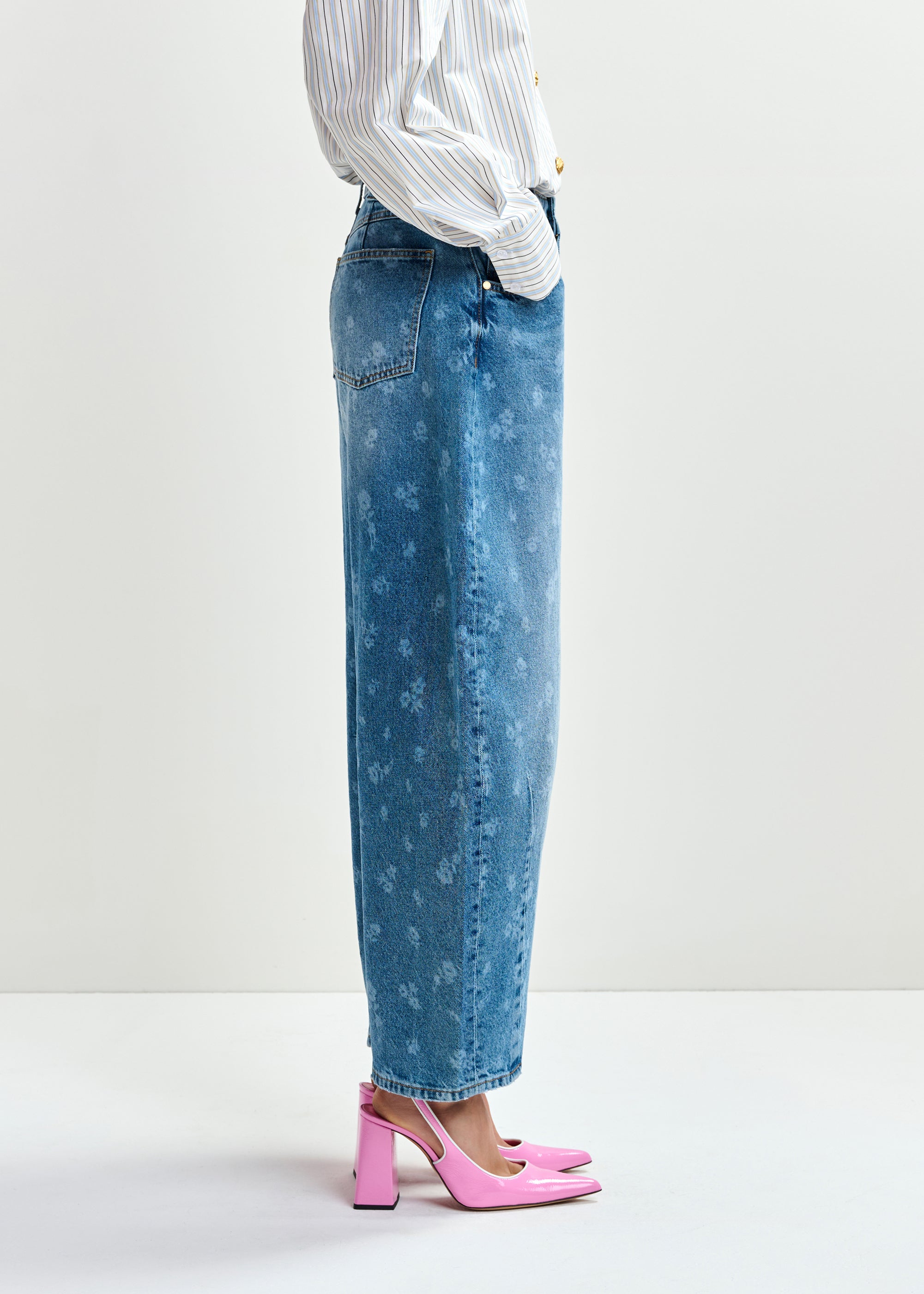 ESSENTIEL ANTWERP JO1 BARREL LEG JEANS DENIM 126