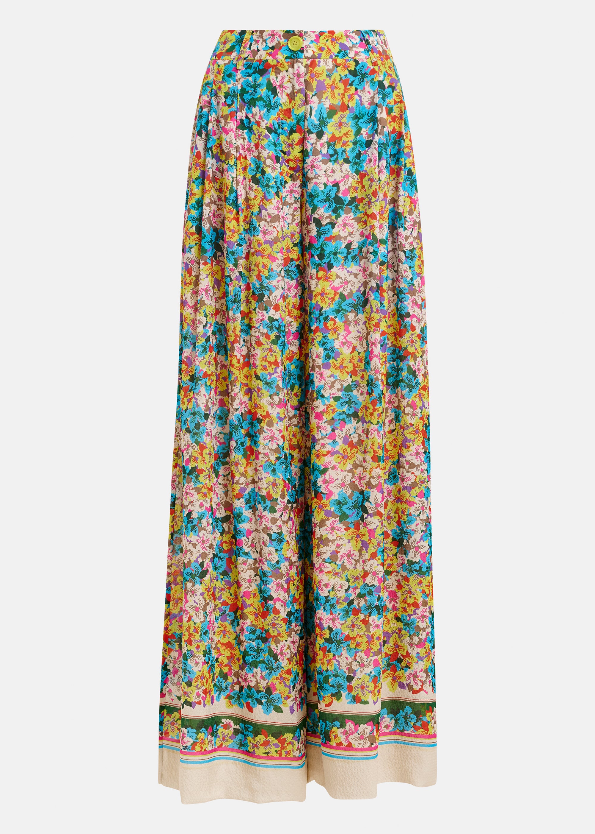 ESSENTIEL ANTWERP JOEK WIDE LEG PANTS LEMON 126