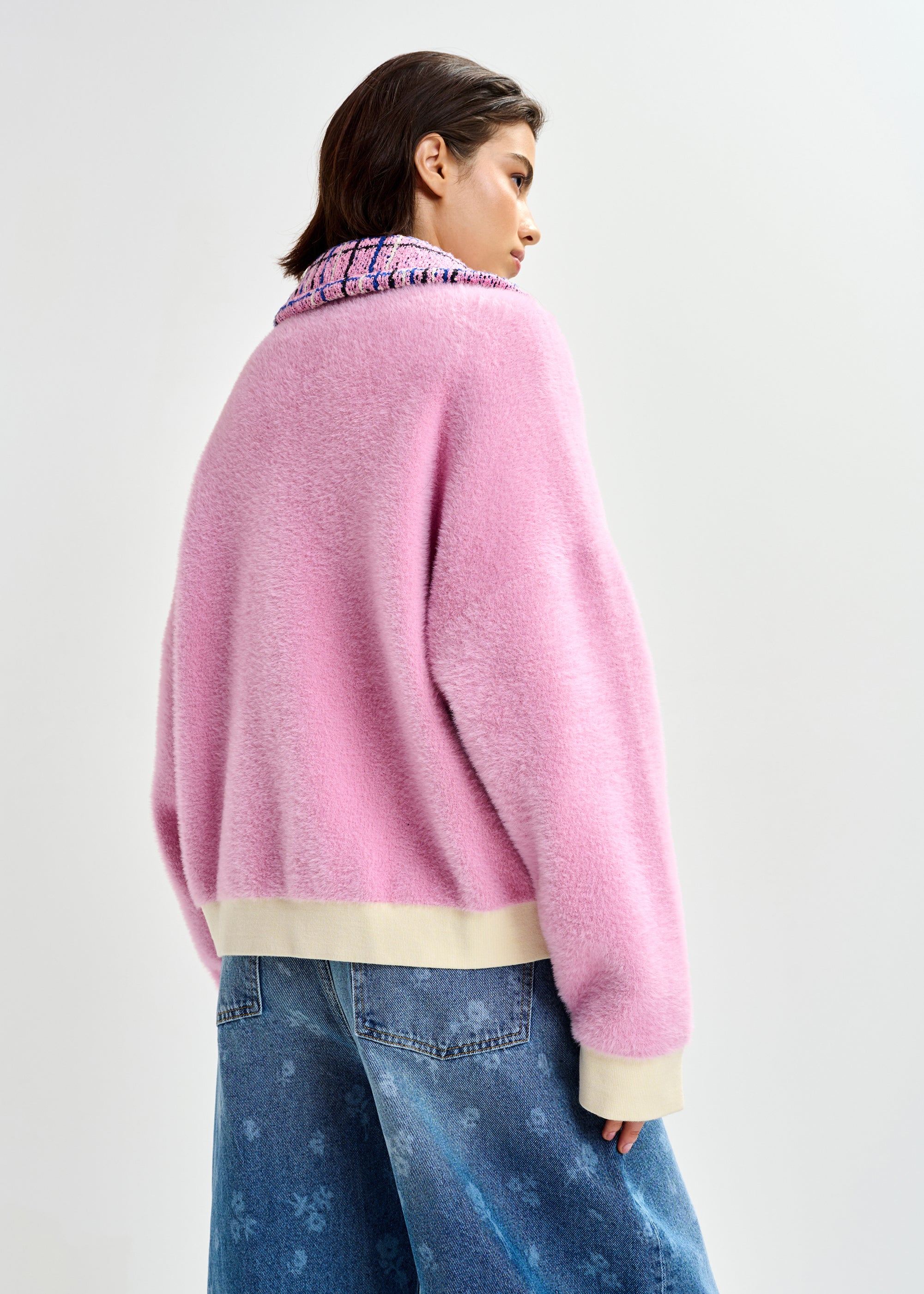 ESSENTIEL ANTWERP JOILU KNITTED JACKET PINK 126