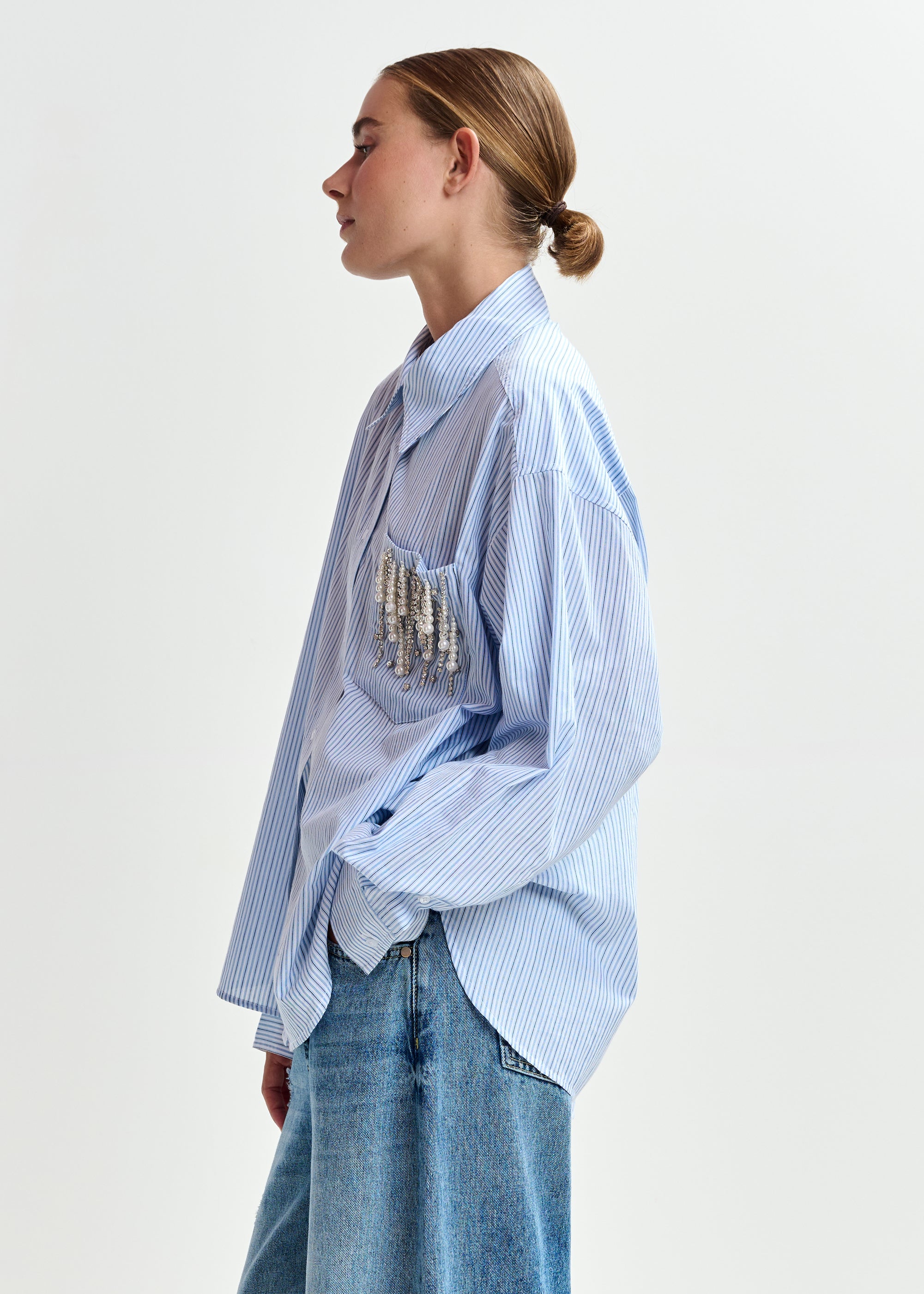 ESSENTIEL ANTWERP JOMMEKE EMBELLISHED SHIRT MULTI 126