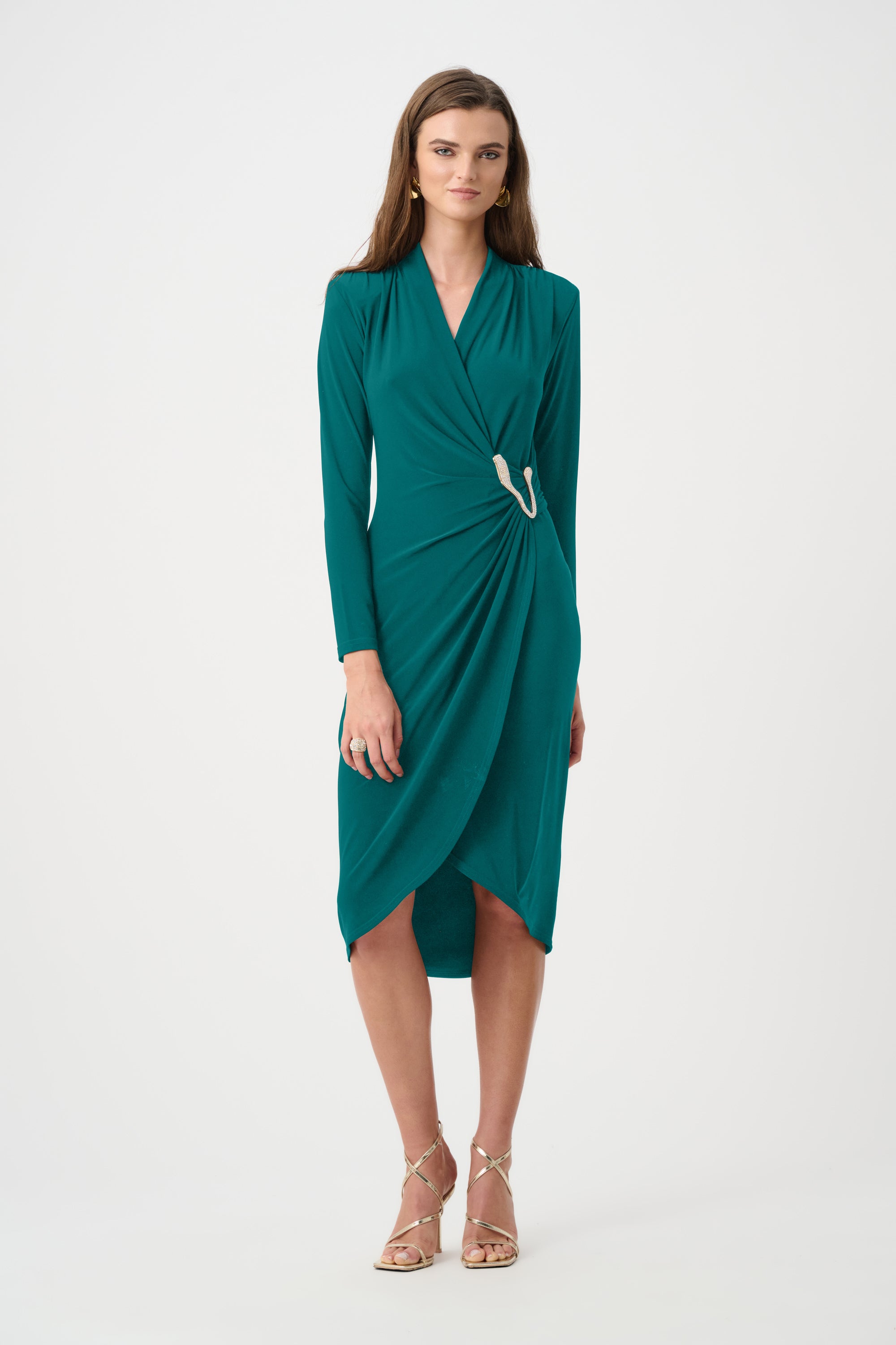 joseph ribkoff green dress 263709-4549 shop macbees ireland