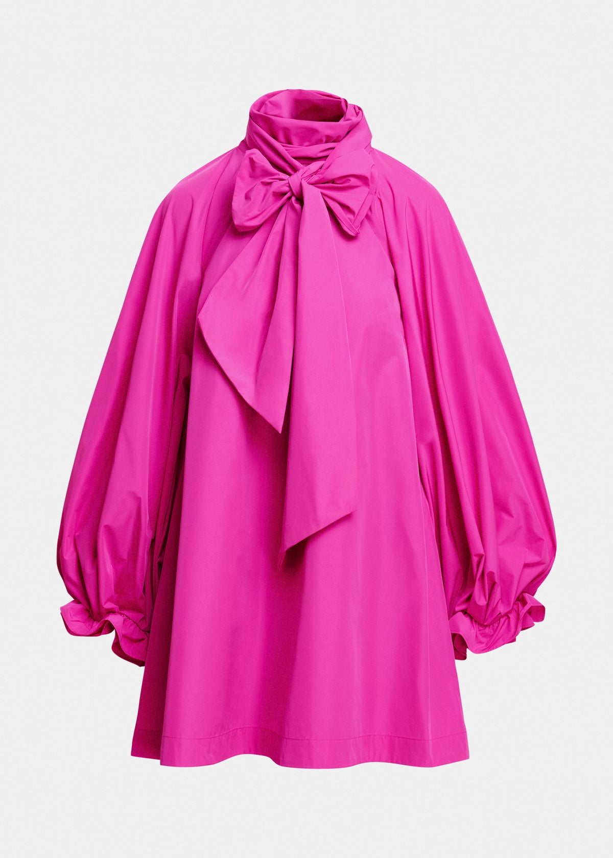 ESSENTIEL ANTWERP PINK KHAI PUSSY BOW TIE MINIDRESS 226