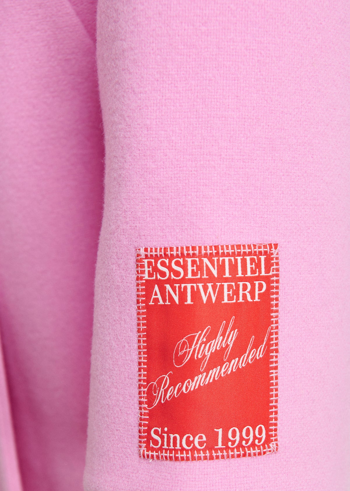 ESSENTIEL ANTWERP PINK KIDNEY OVERSIZED COAT 226