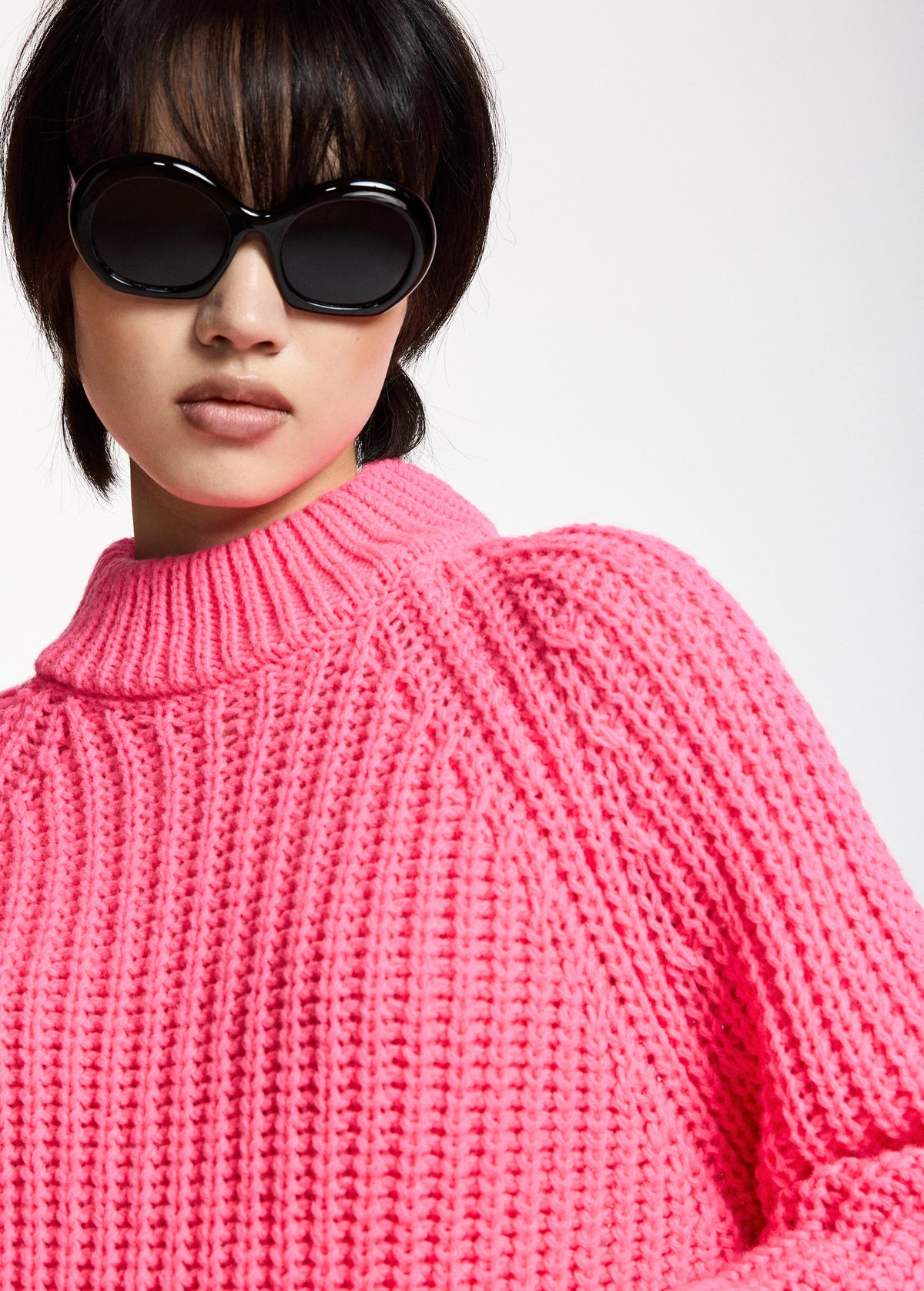 ESSENTIEL ANTWERP PINK KRISTIAN KNITTED PULLOVER 226