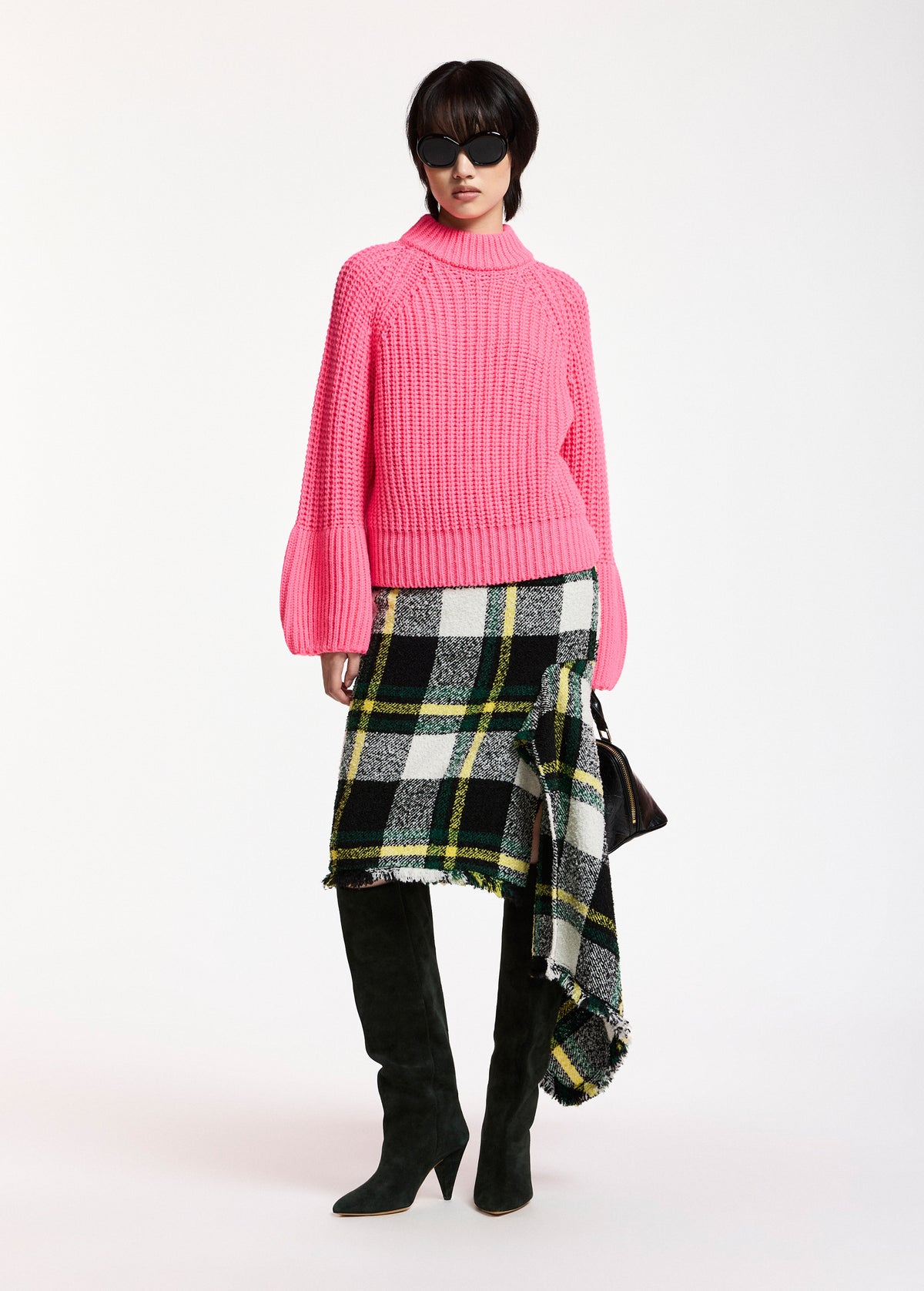 ESSENTIEL ANTWERP PINK KRISTIAN KNITTED PULLOVER 226