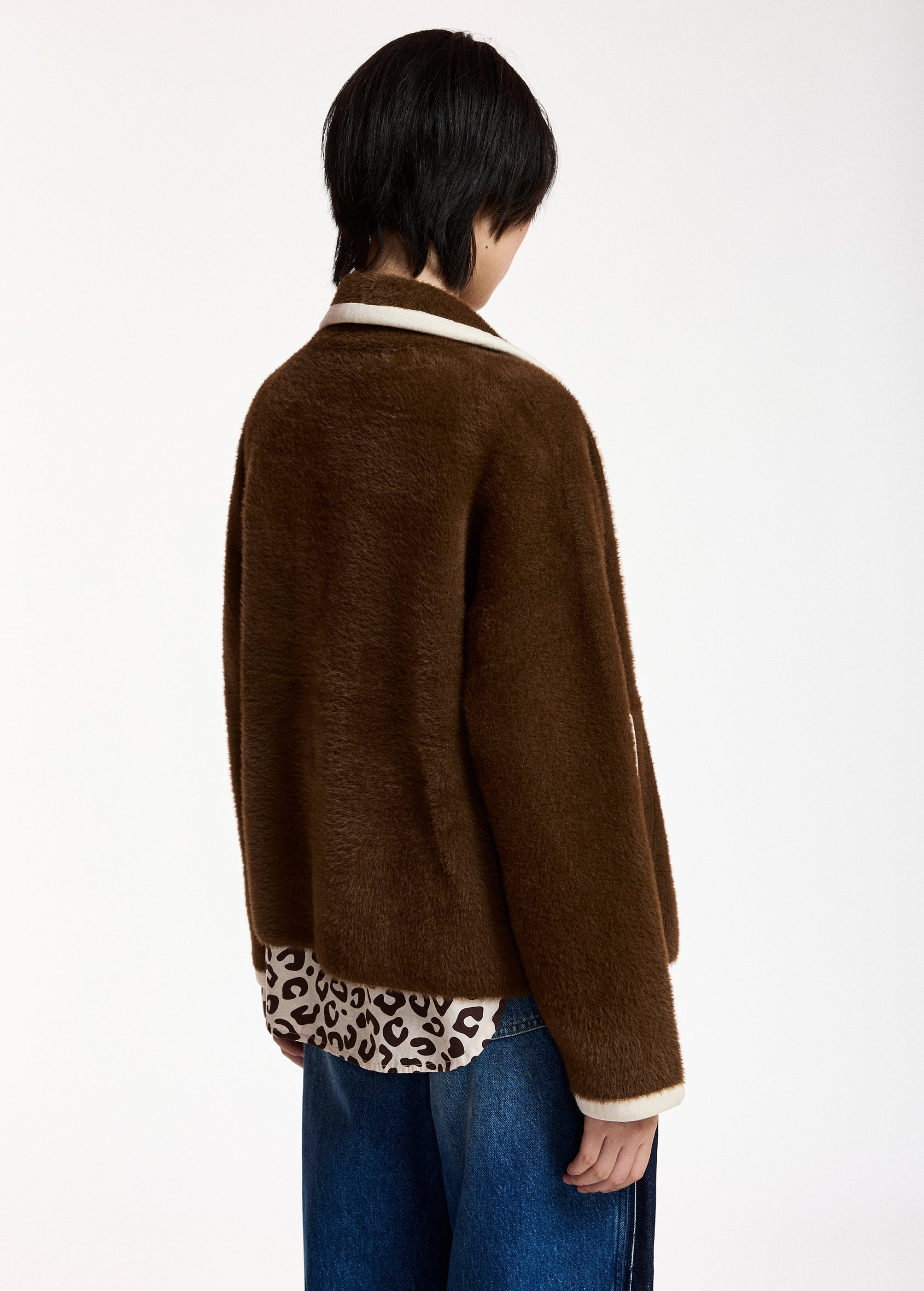 ESSENTIEL ANTWERP MULTI KUGAR CONTRAST CARDIGAN 226
