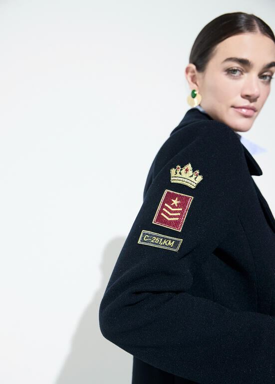 LOLA CASADEMUNT NAVY JACKET LF2601004 226
