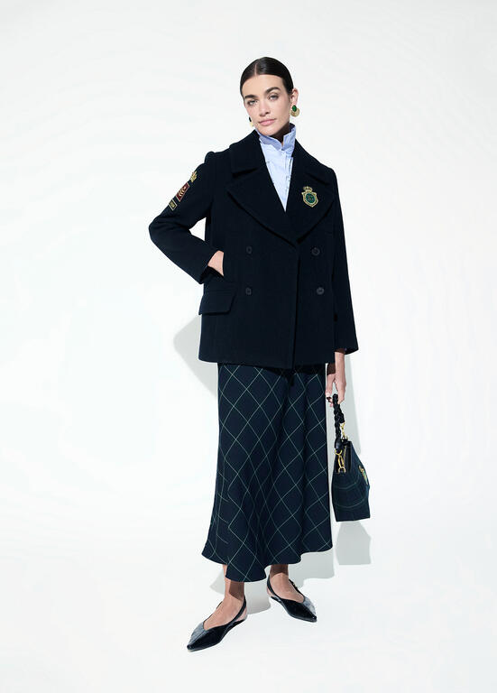 LOLA CASADEMUNT NAVY JACKET LF2601004 226