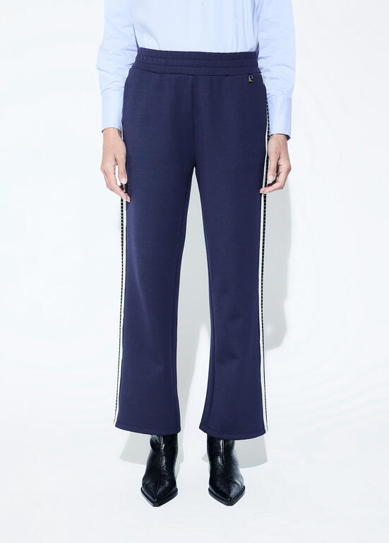 LOLA CASADEMUNT NAVY TROUSERS LF2614010 226