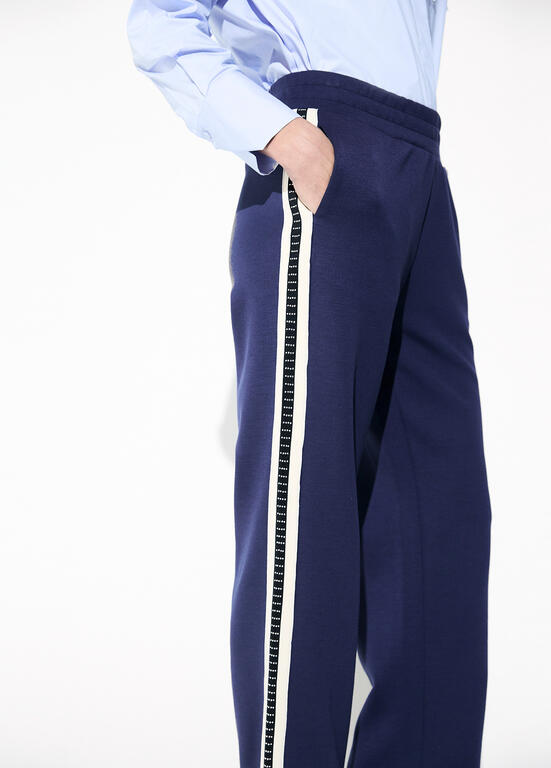 LOLA CASADEMUNT NAVY TROUSERS LF2614010 226