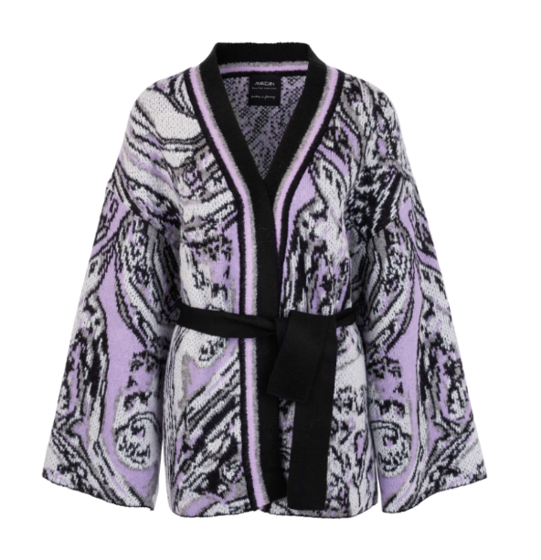 MARCCAIN LILAC BELTED KNIT BC1103M16 812 226