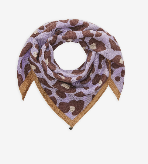 CODELLO LILAC PRINT SCARF 62T0030 226